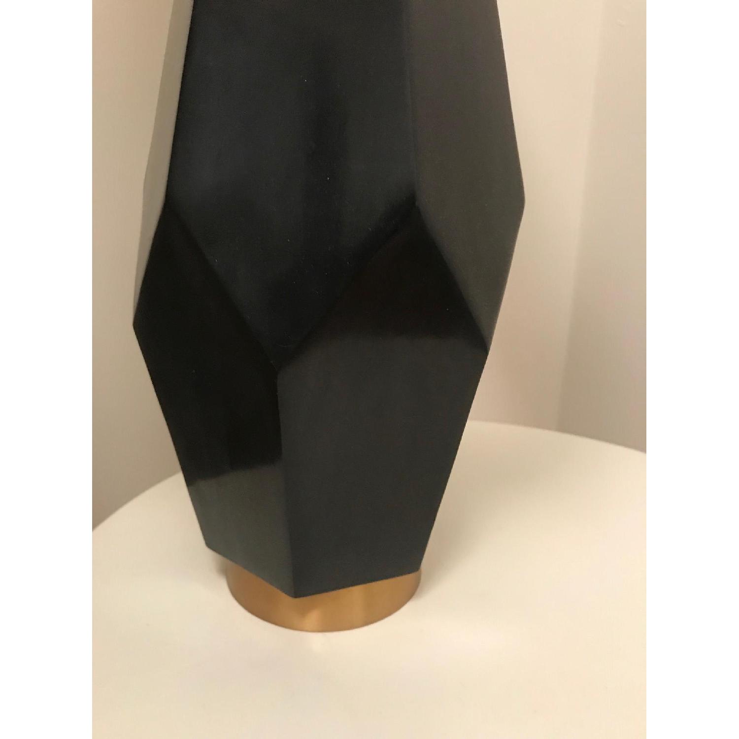 West Elm Black Marble Table Lamps - image-4