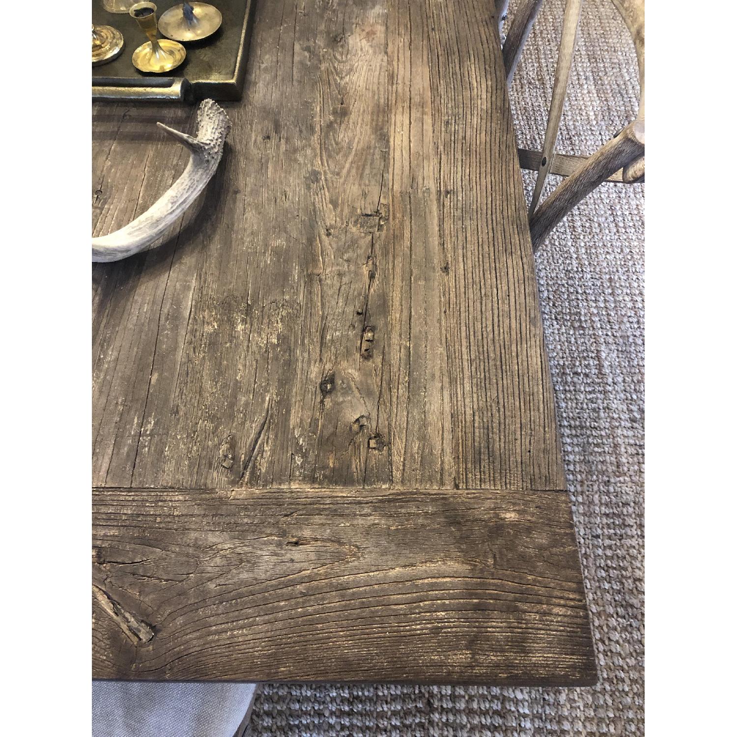 Restoration Hardware Flatiron Reclaimed Wood Dining Table - image-5