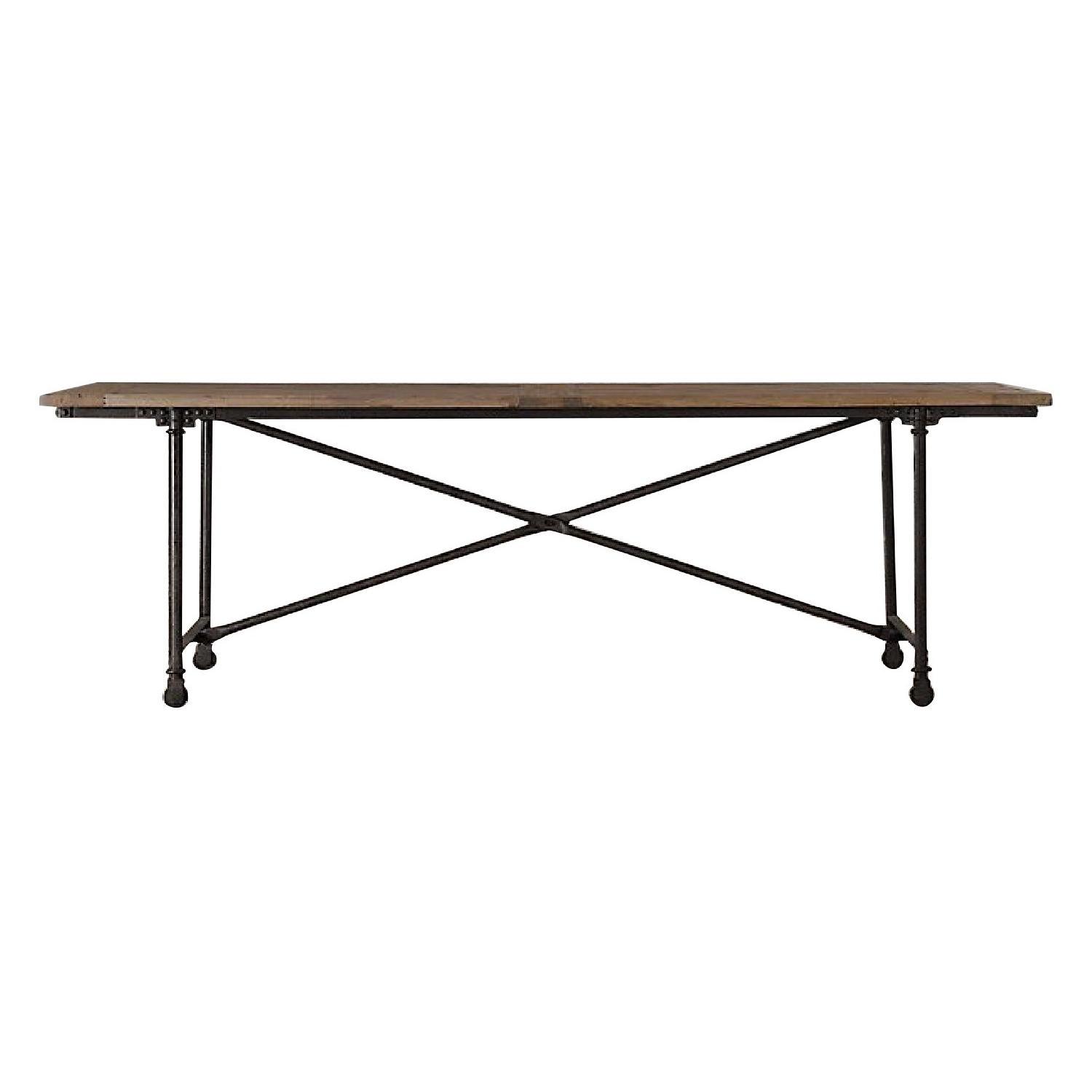 Restoration Hardware Flatiron Reclaimed Wood Dining Table - image-0
