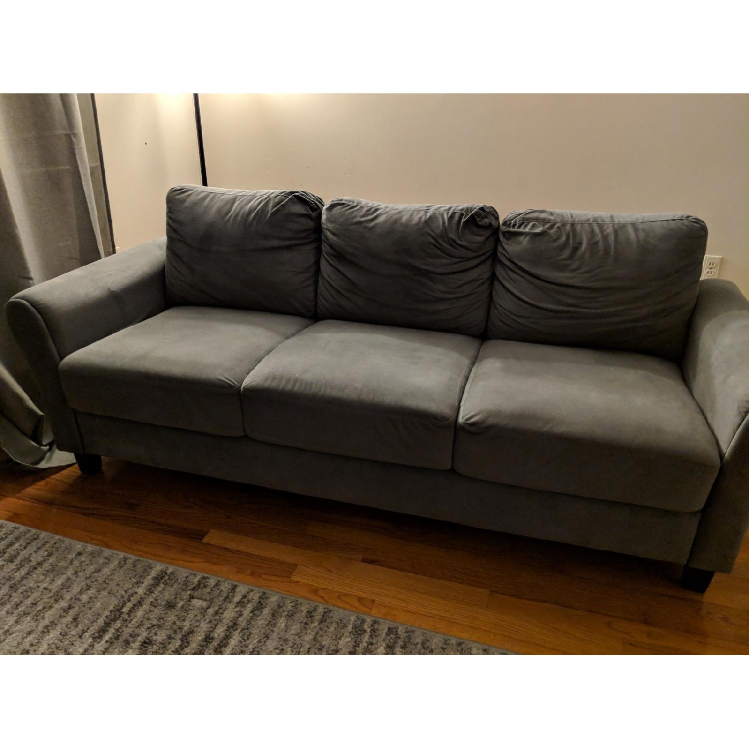 Charlton Home Rolled Arm Sofa - image-1