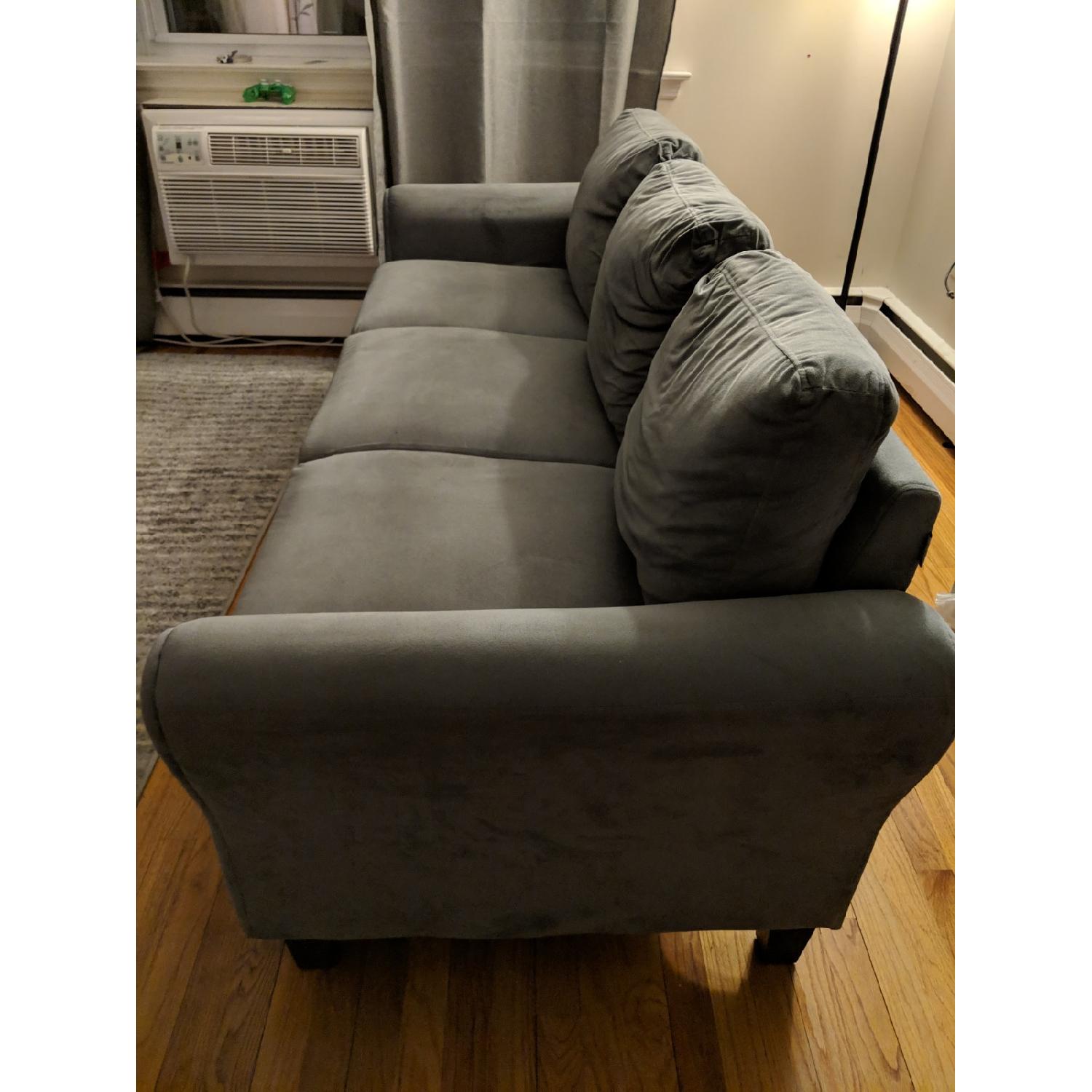Charlton Home Rolled Arm Sofa - image-3