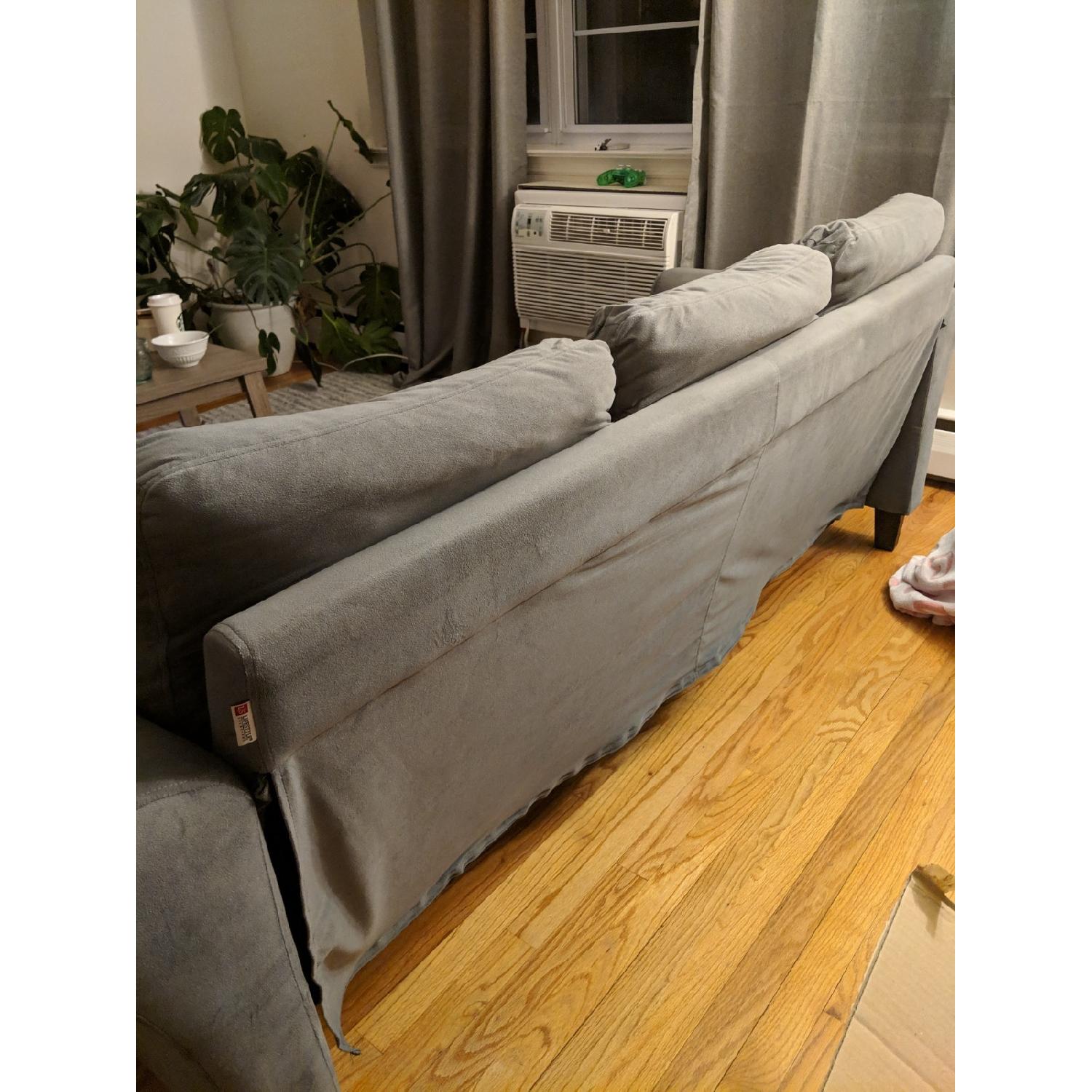 Charlton Home Rolled Arm Sofa - image-4
