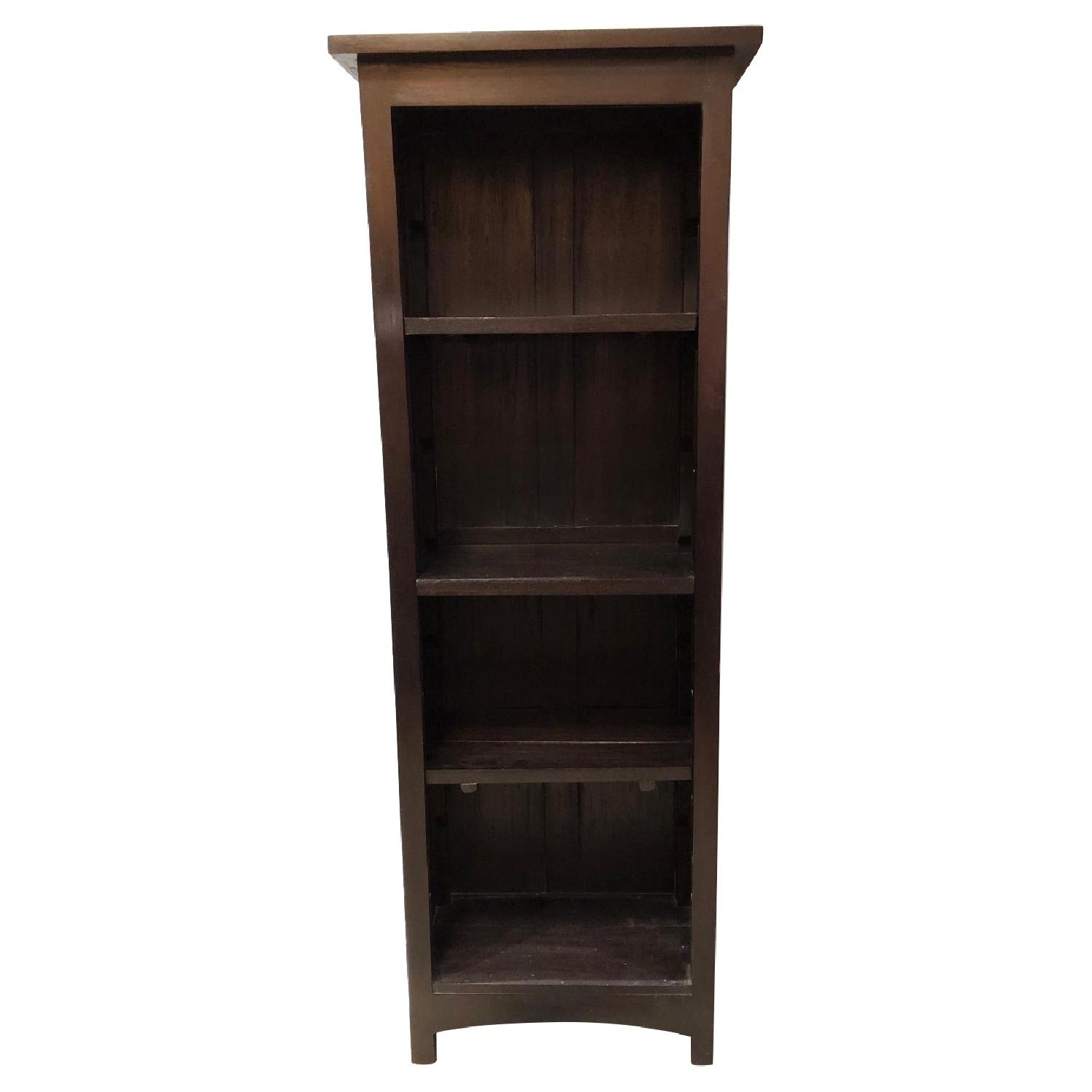 Solid Mahogany Shelving Unit AptDeco