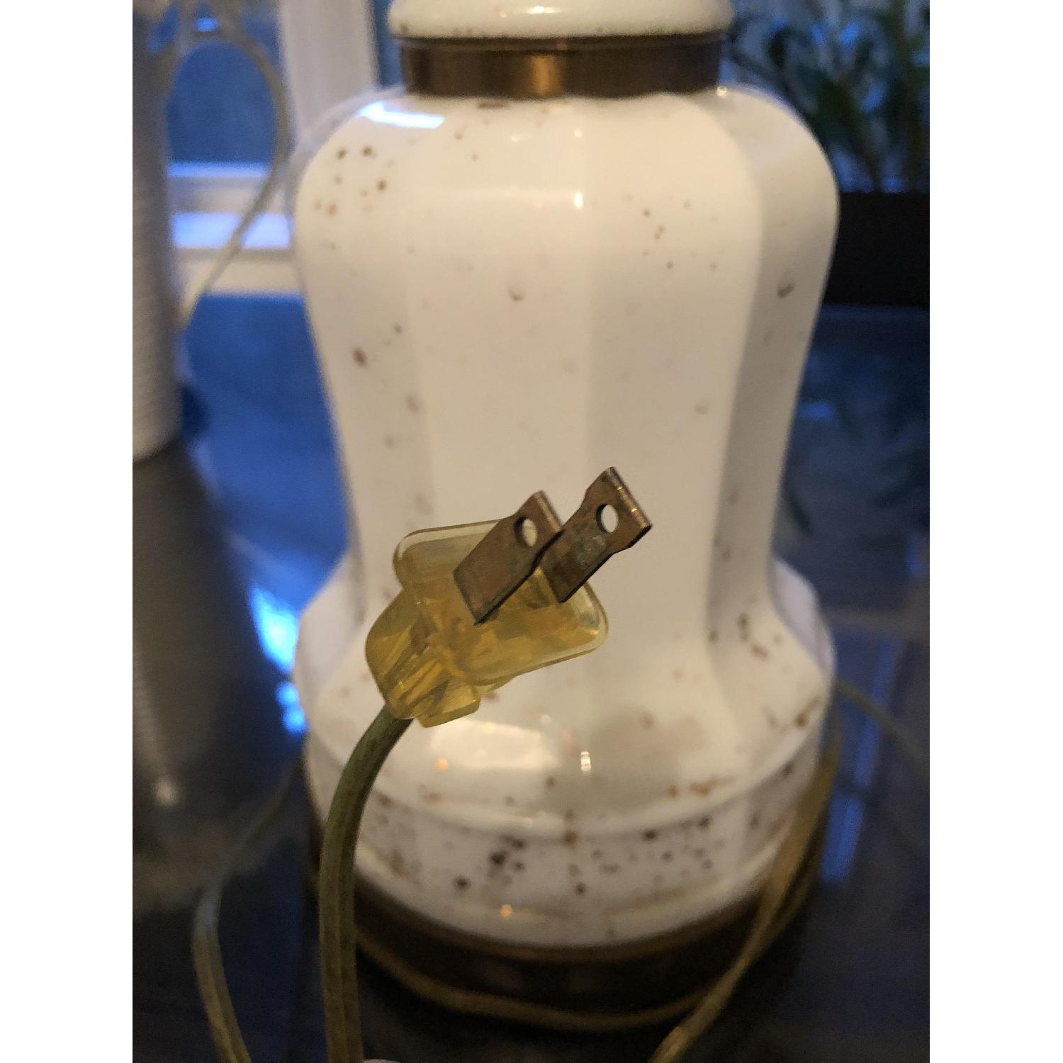 1940's Art Deco/Art Nouveau Alabaster Type Lamps - image-3