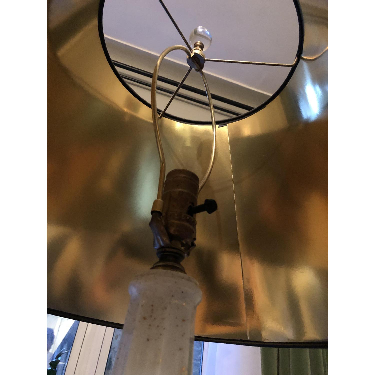 1940's Art Deco/Art Nouveau Alabaster Type Lamps - image-4