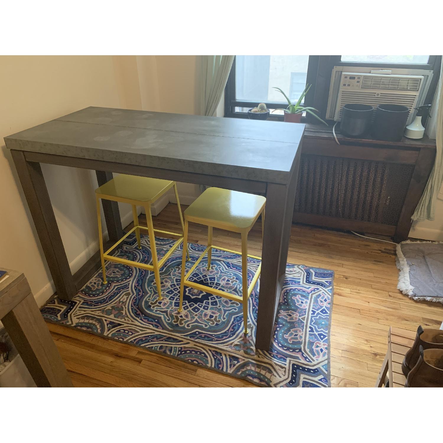 CB2 Flint Yellow Bar Stools - image-1