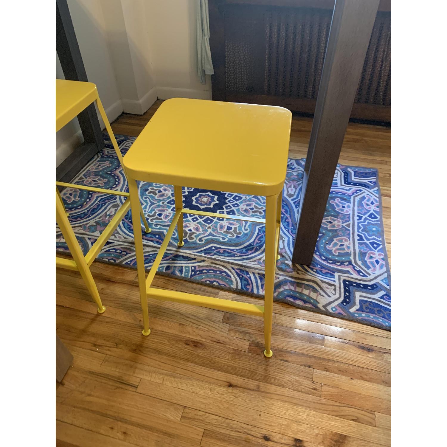 CB2 Flint Yellow Bar Stools - image-3