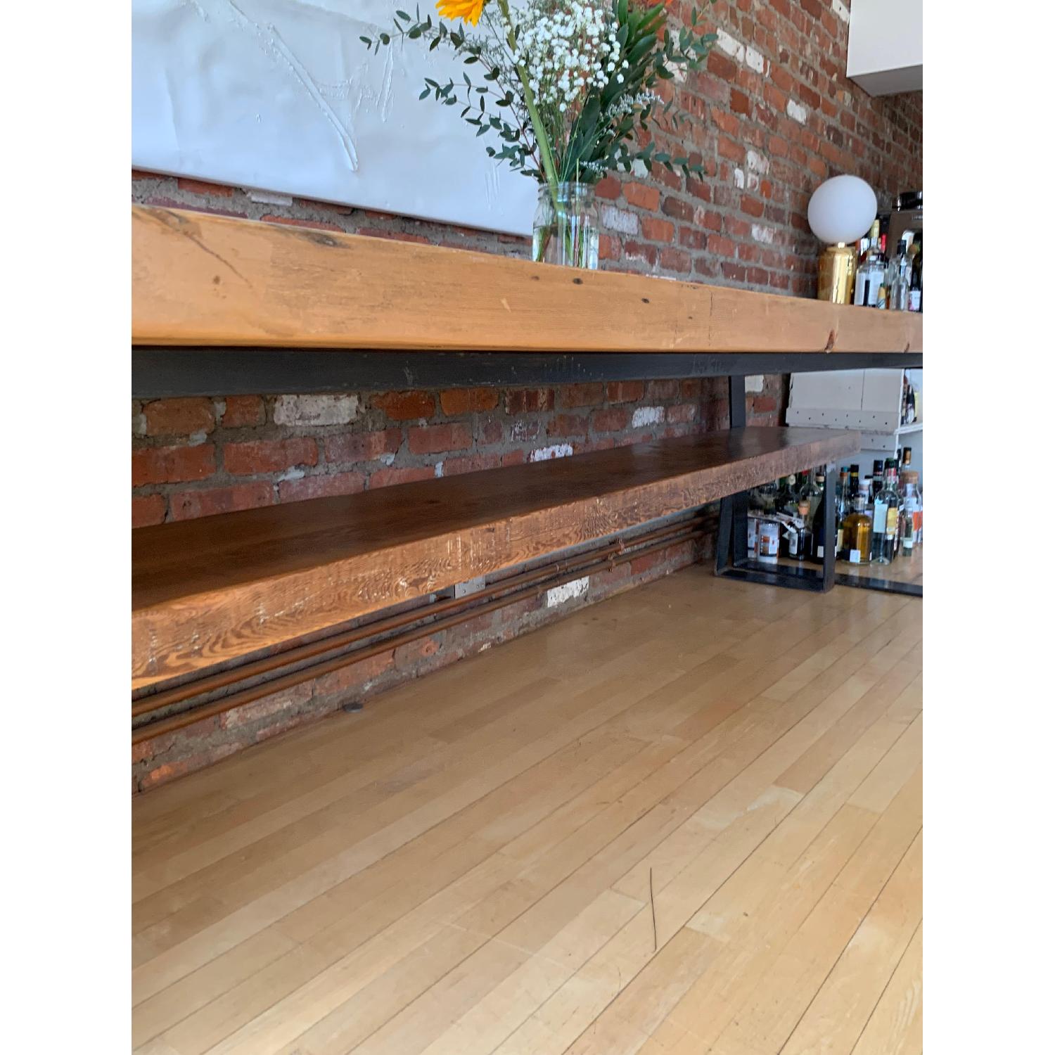 Custom Made Farmhouse Table w/ 1 Bench - image-3