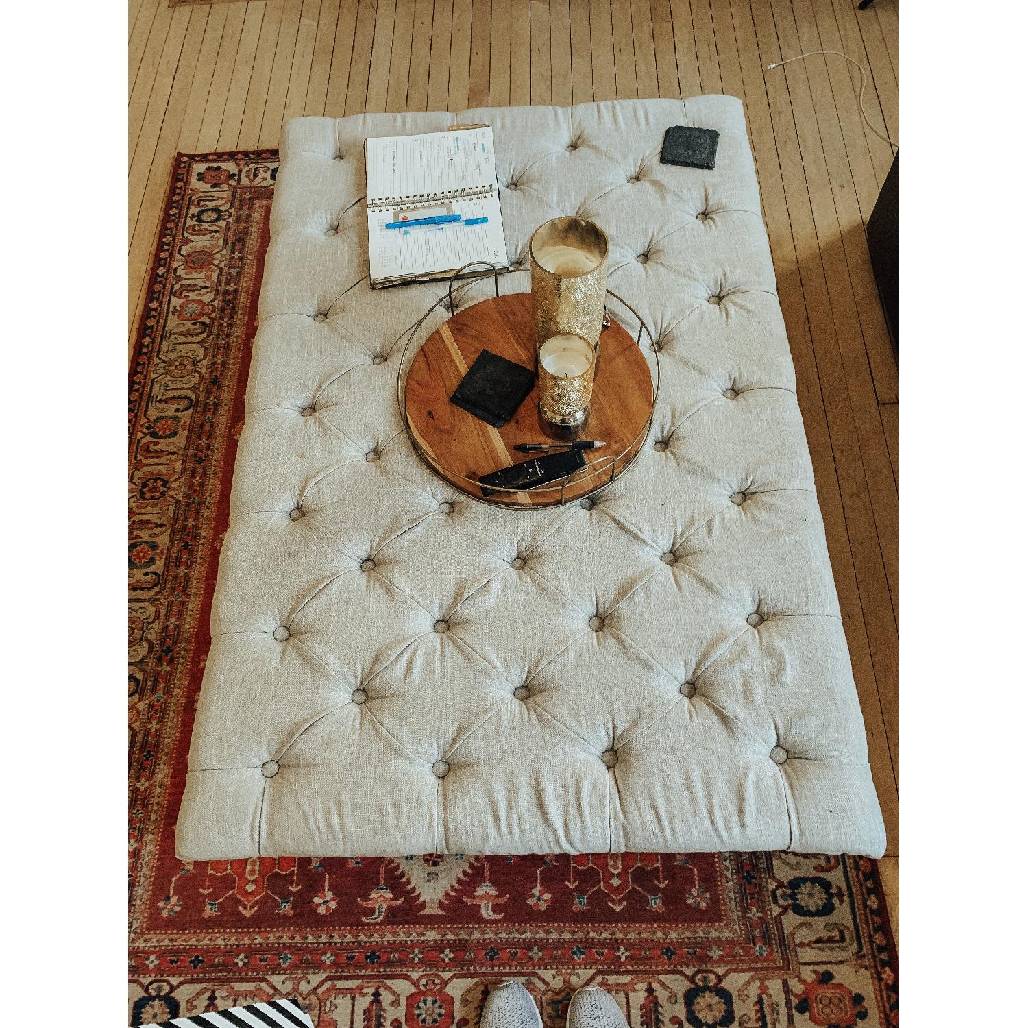 TJ Maxx Tufted Coffee Table - image-2