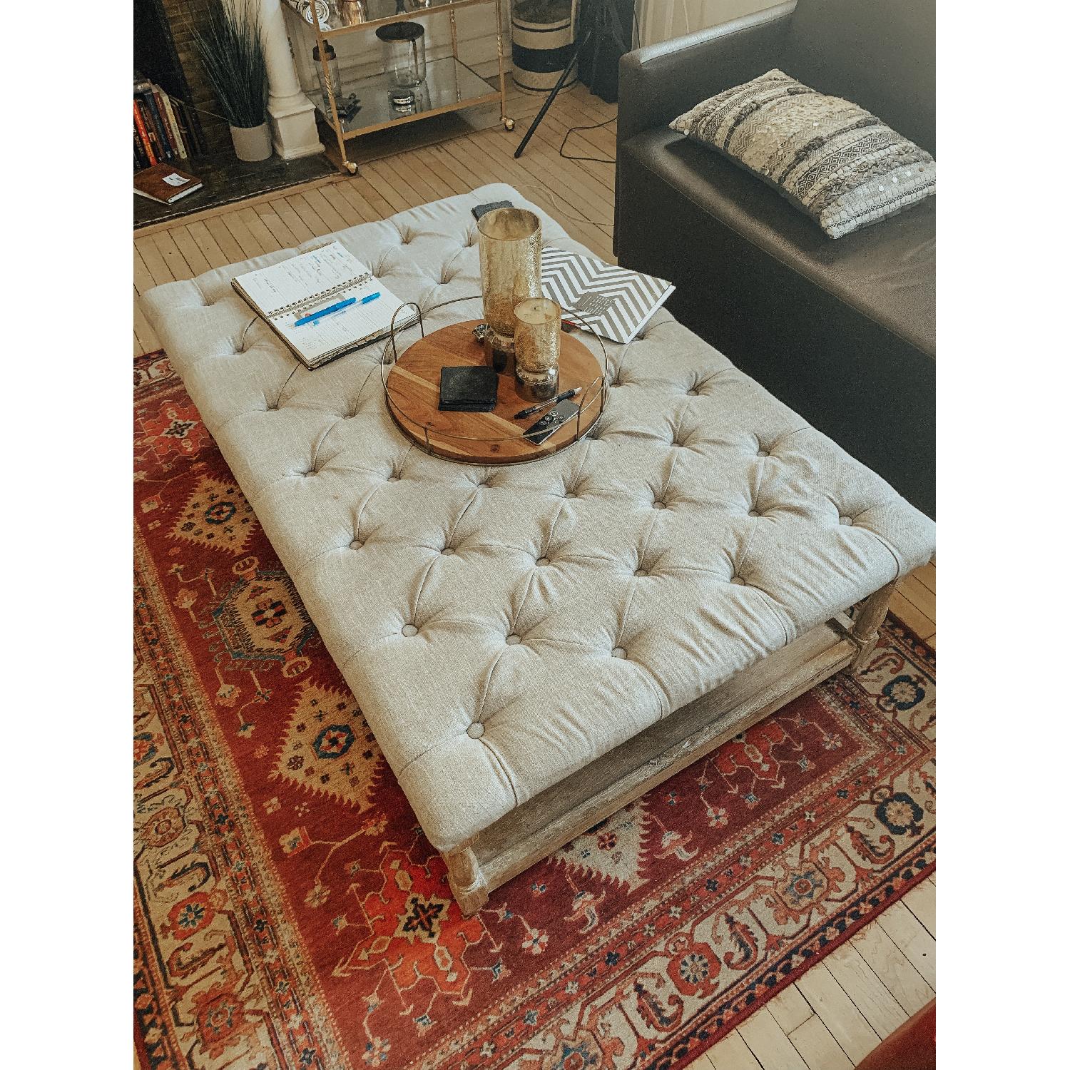 TJ Maxx Tufted Coffee Table - image-4