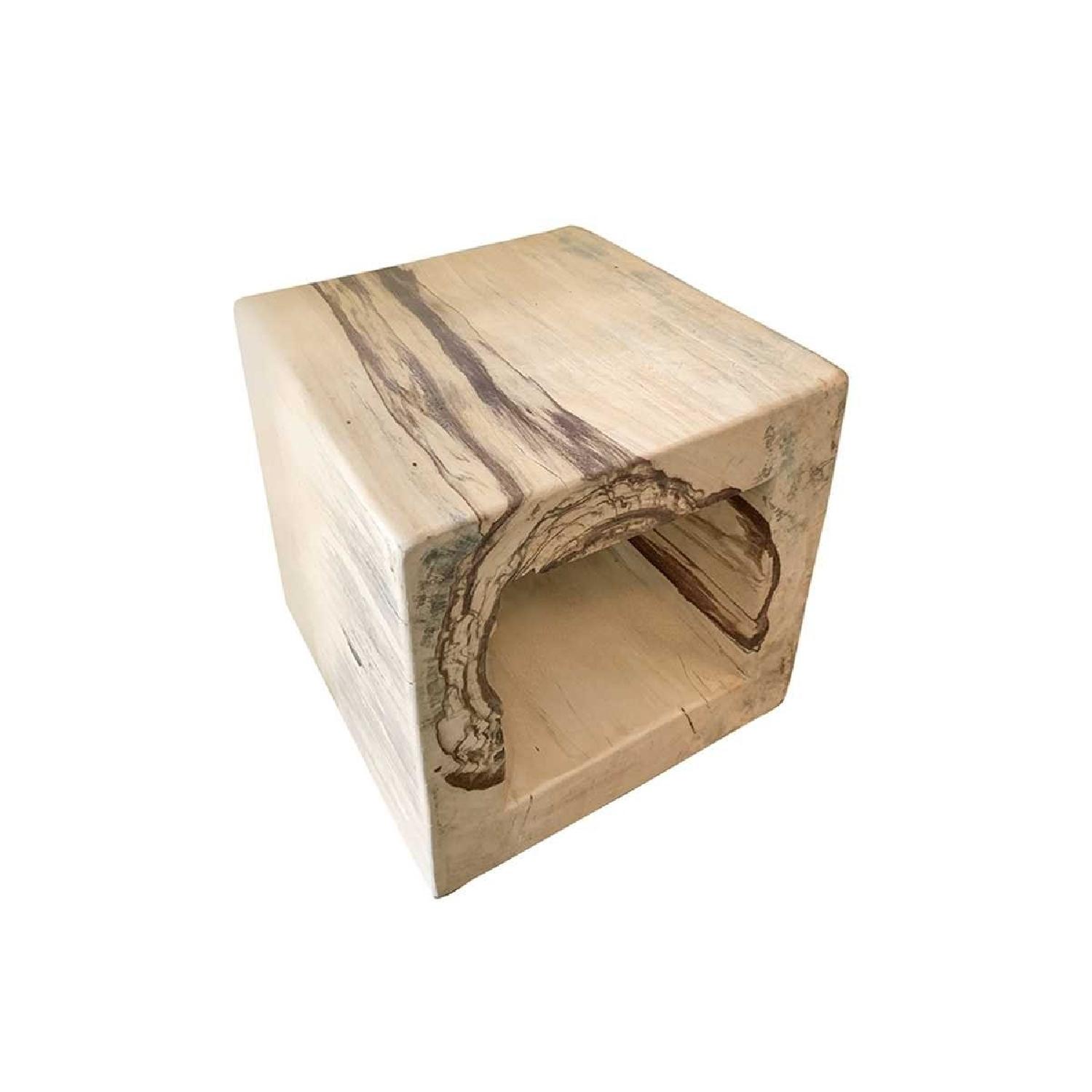 Tucker Robbins Pierced Cube Side Table - image-2