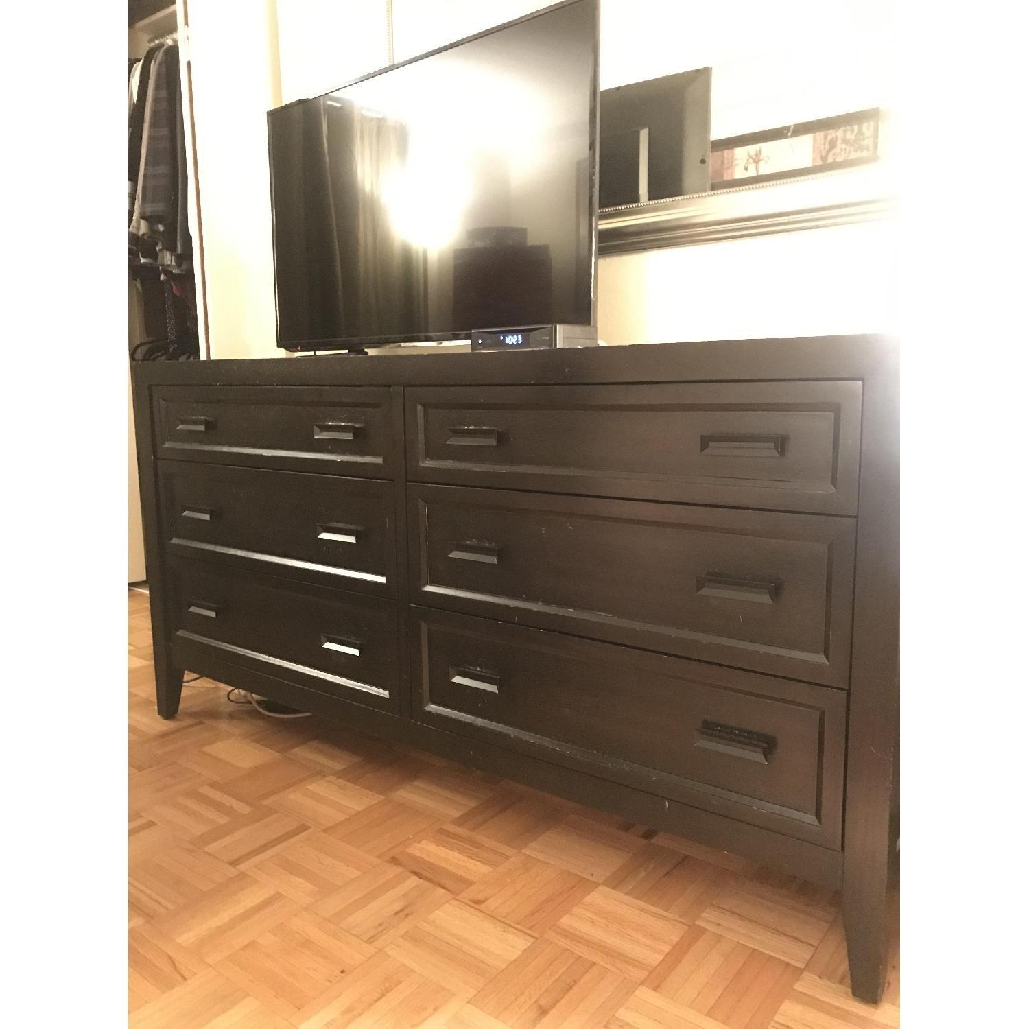 Crate & Barrel 6 Drawer Dresser AptDeco