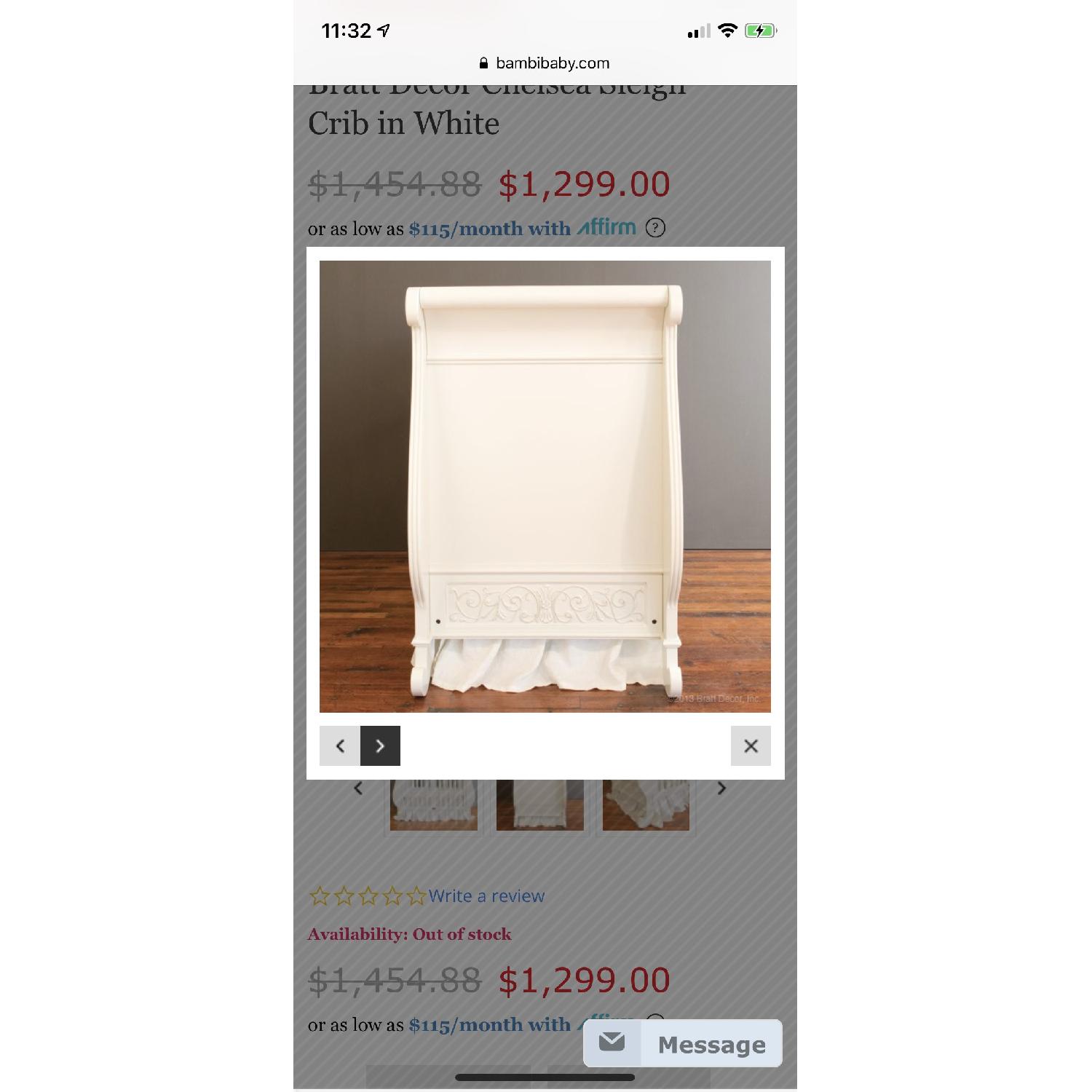 Bratt Decor Chelsea Crib Aptdeco
