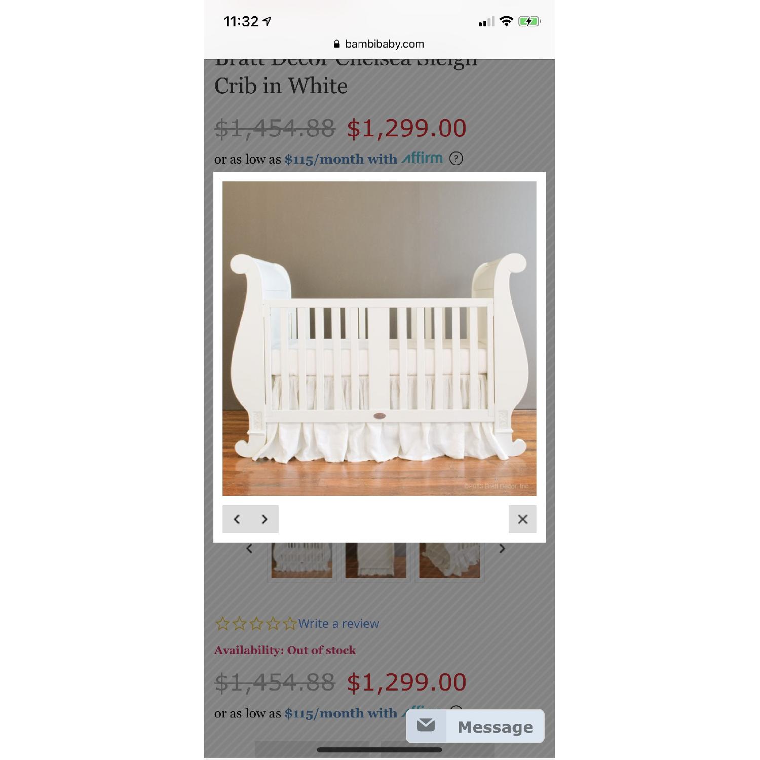 Bratt Decor Chelsea Crib - image-5