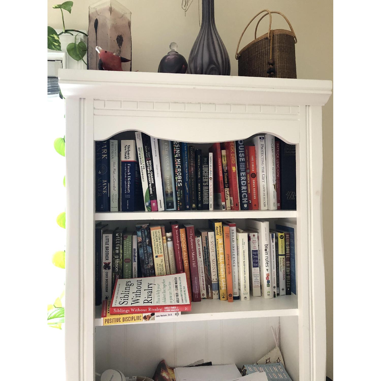 Large White Bookshelf - image-1