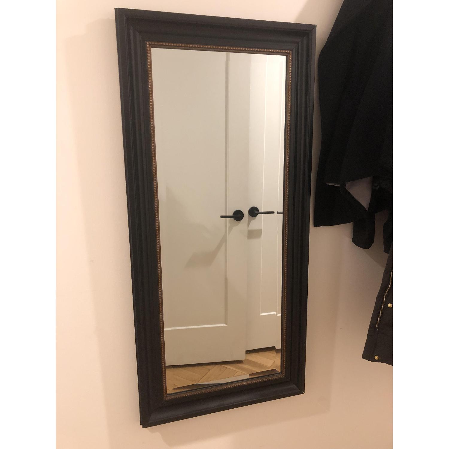 Home Goods Black Mirror w/ Gold Border AptDeco