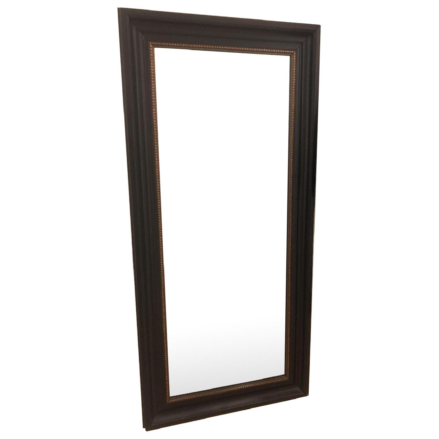 Home Goods Black Mirror w/ Gold Border AptDeco