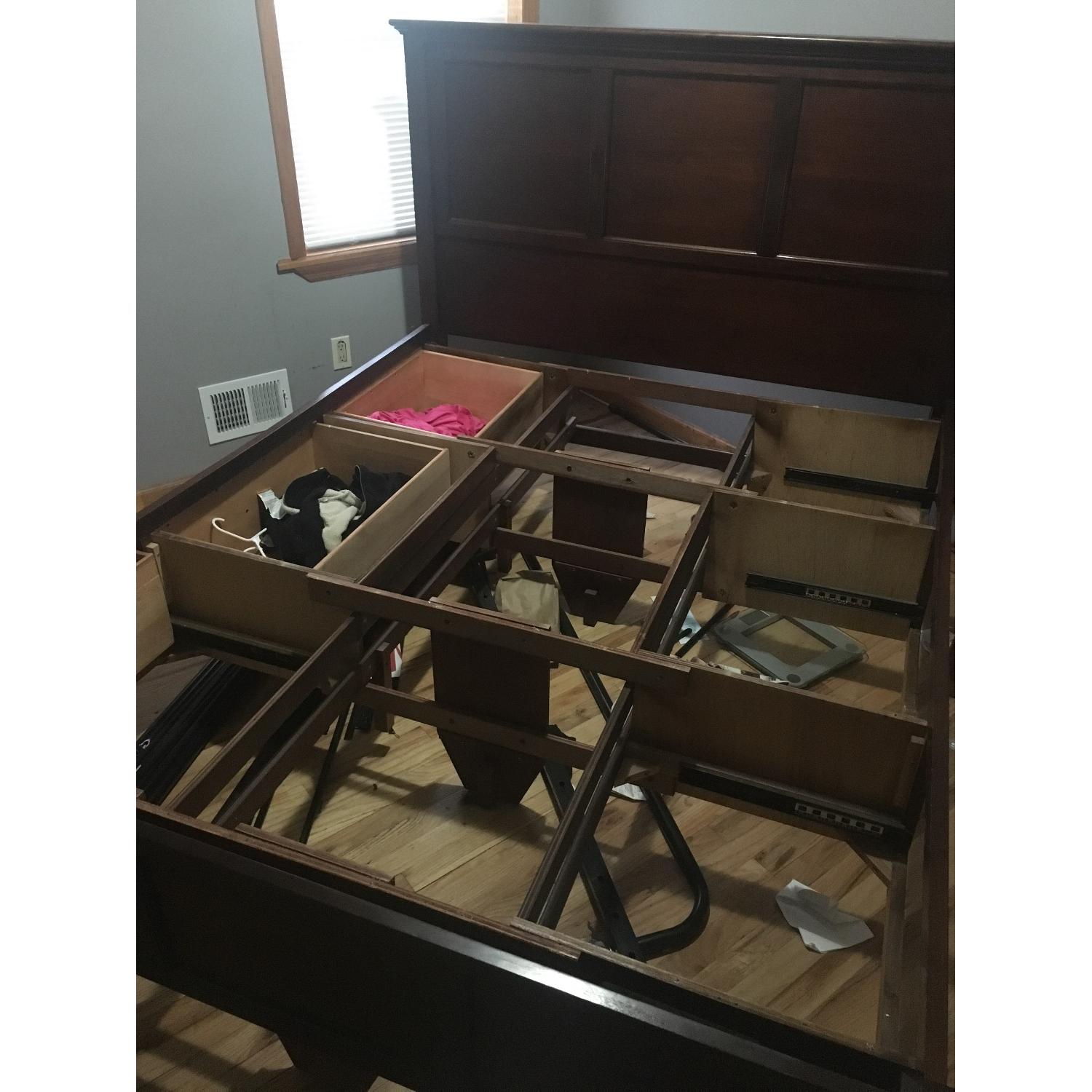 Raymour & Flanigan Westlake King Platform Bed w/ Storage AptDeco