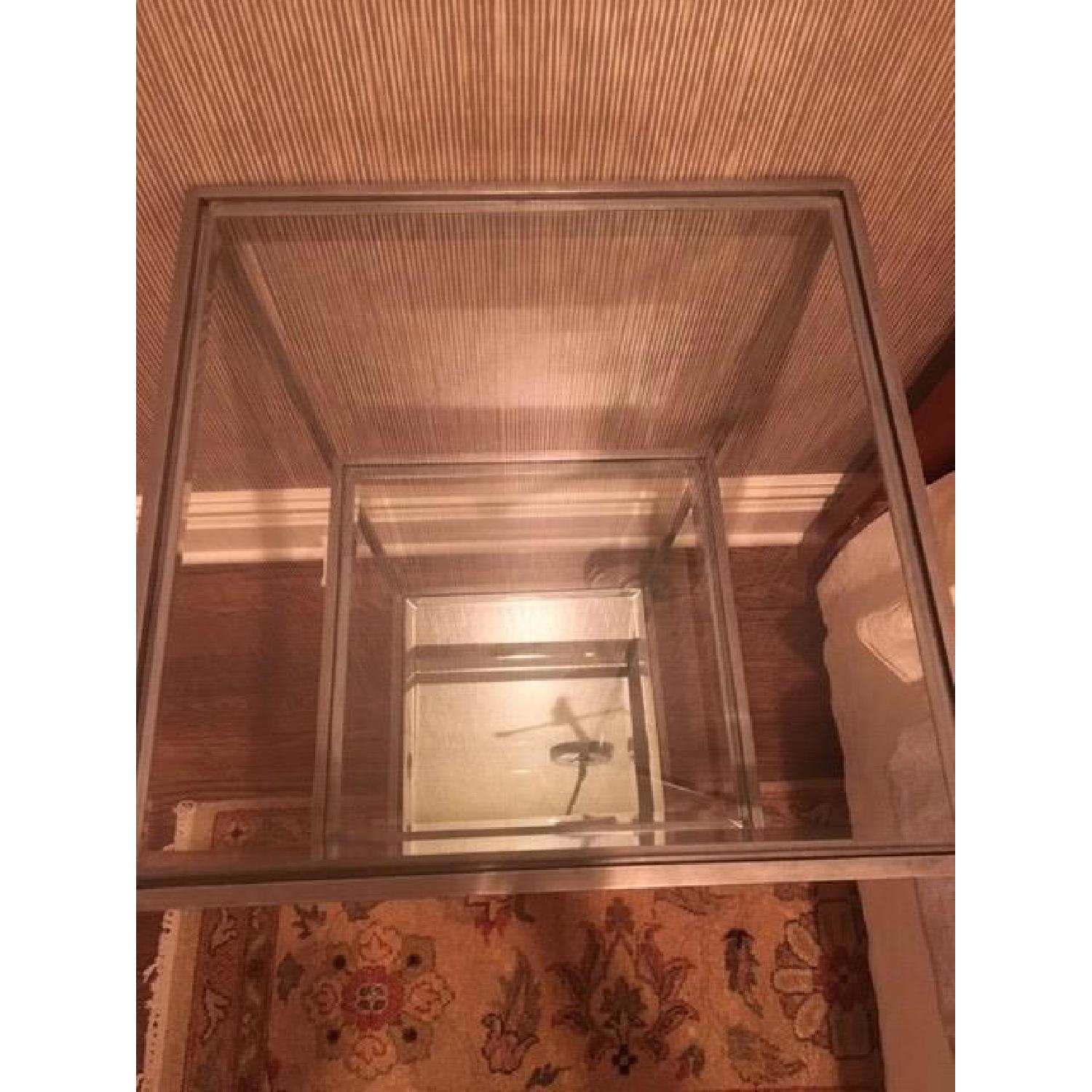 Glass & Metal End Tables - image-3