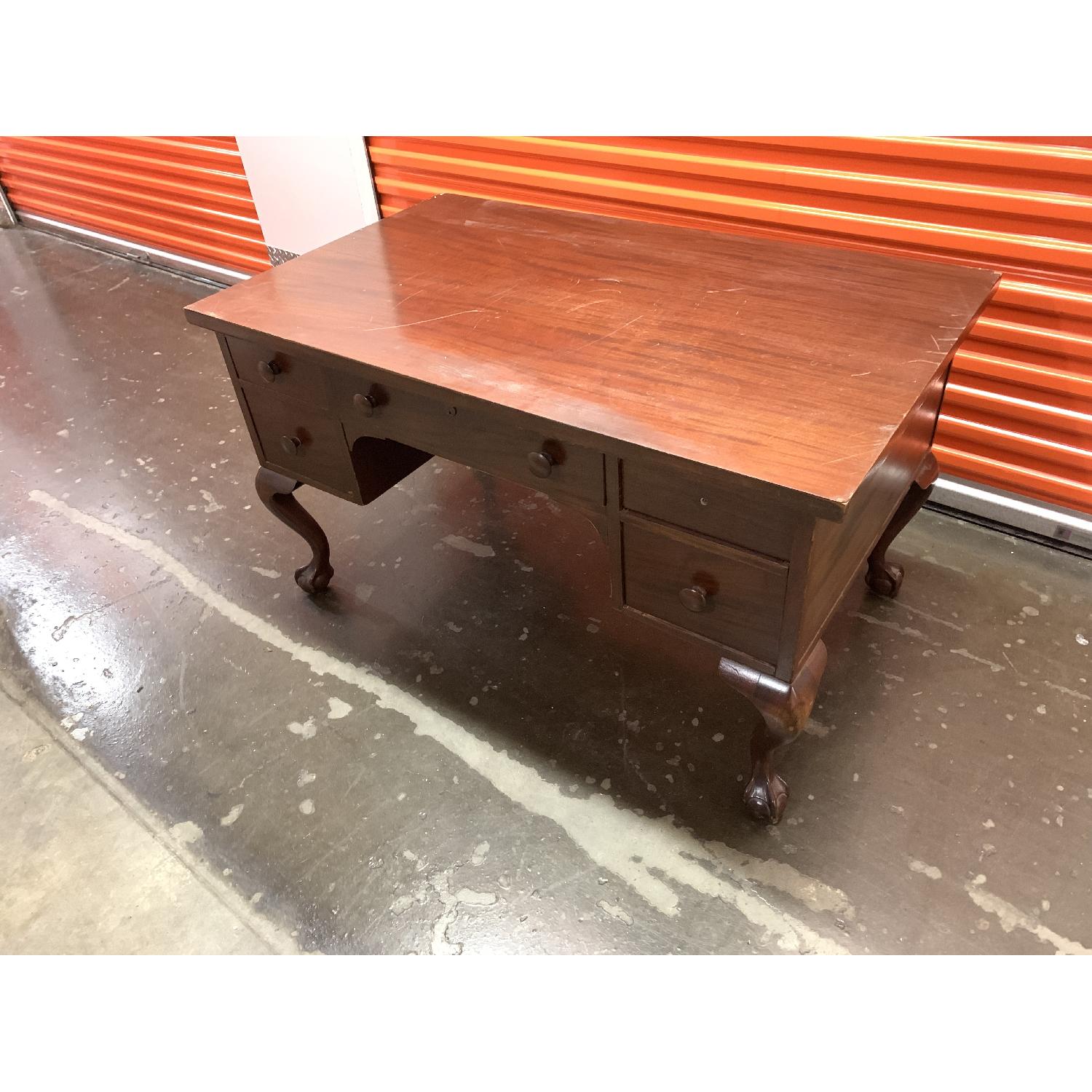 Mahogany Ball in Claw Desk - image-2
