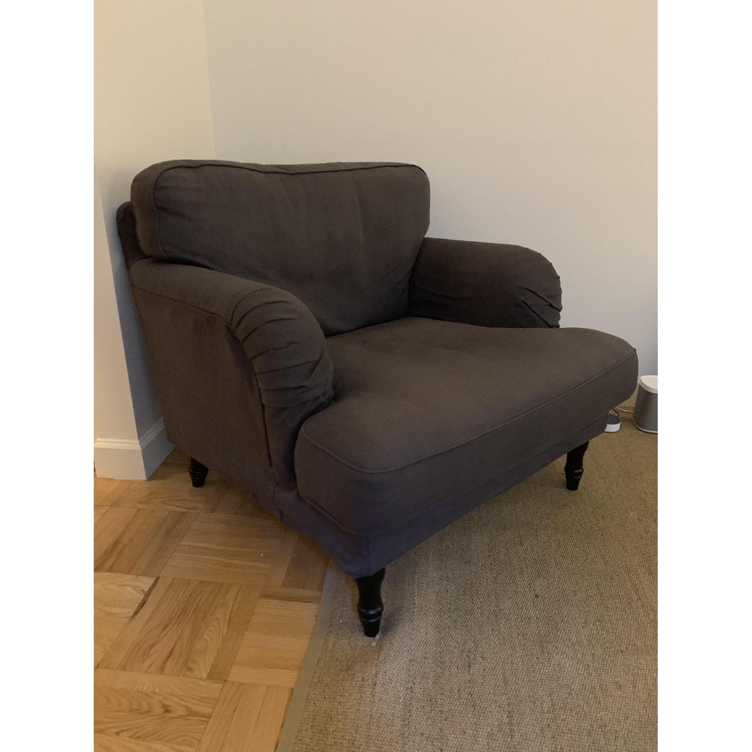 Ikea Stocksund English Roll Arm Armchair - image-3