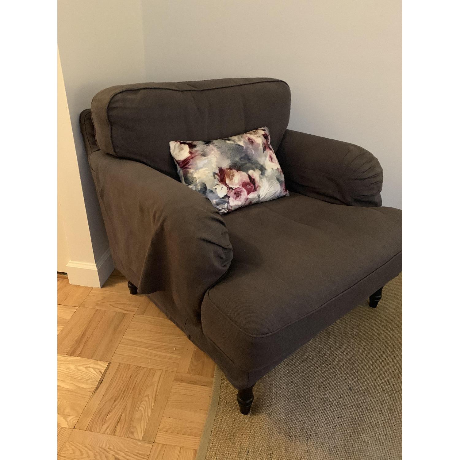 Ikea Stocksund English Roll Arm Armchair - image-4