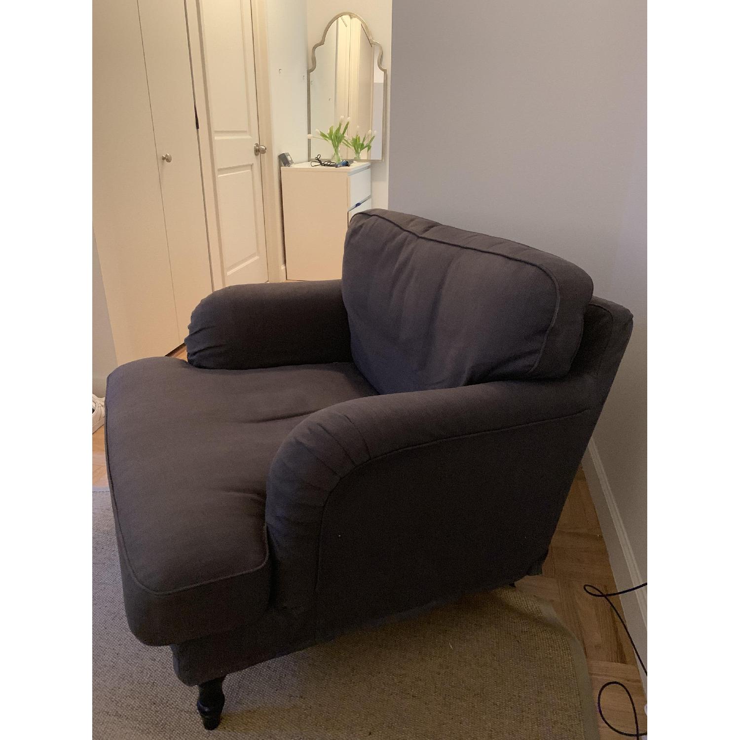 Ikea Stocksund English Roll Arm Armchair - image-5