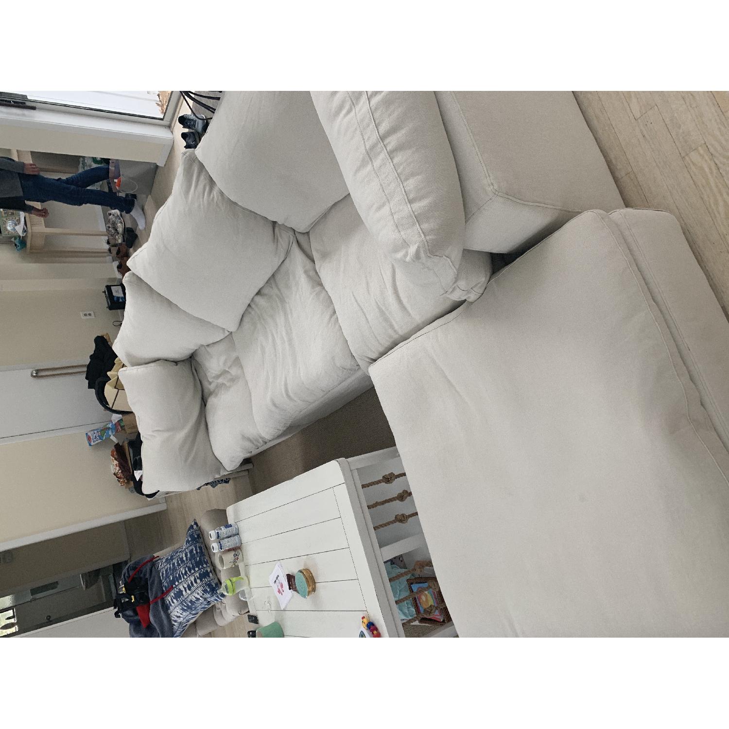 Restoration Hardware Petite Cloud Modular Sofa - image-1