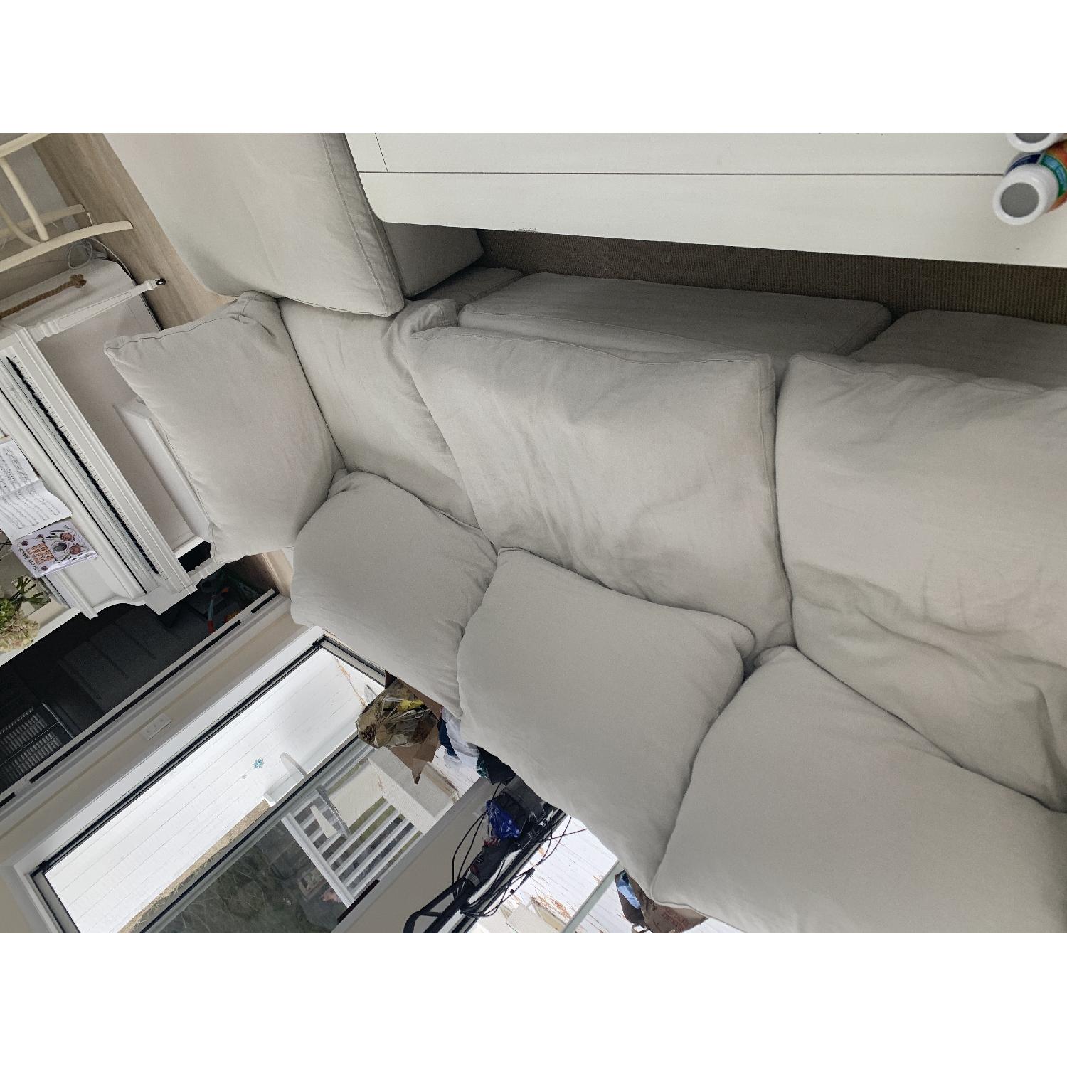 Restoration Hardware Petite Cloud Modular Sofa - image-3