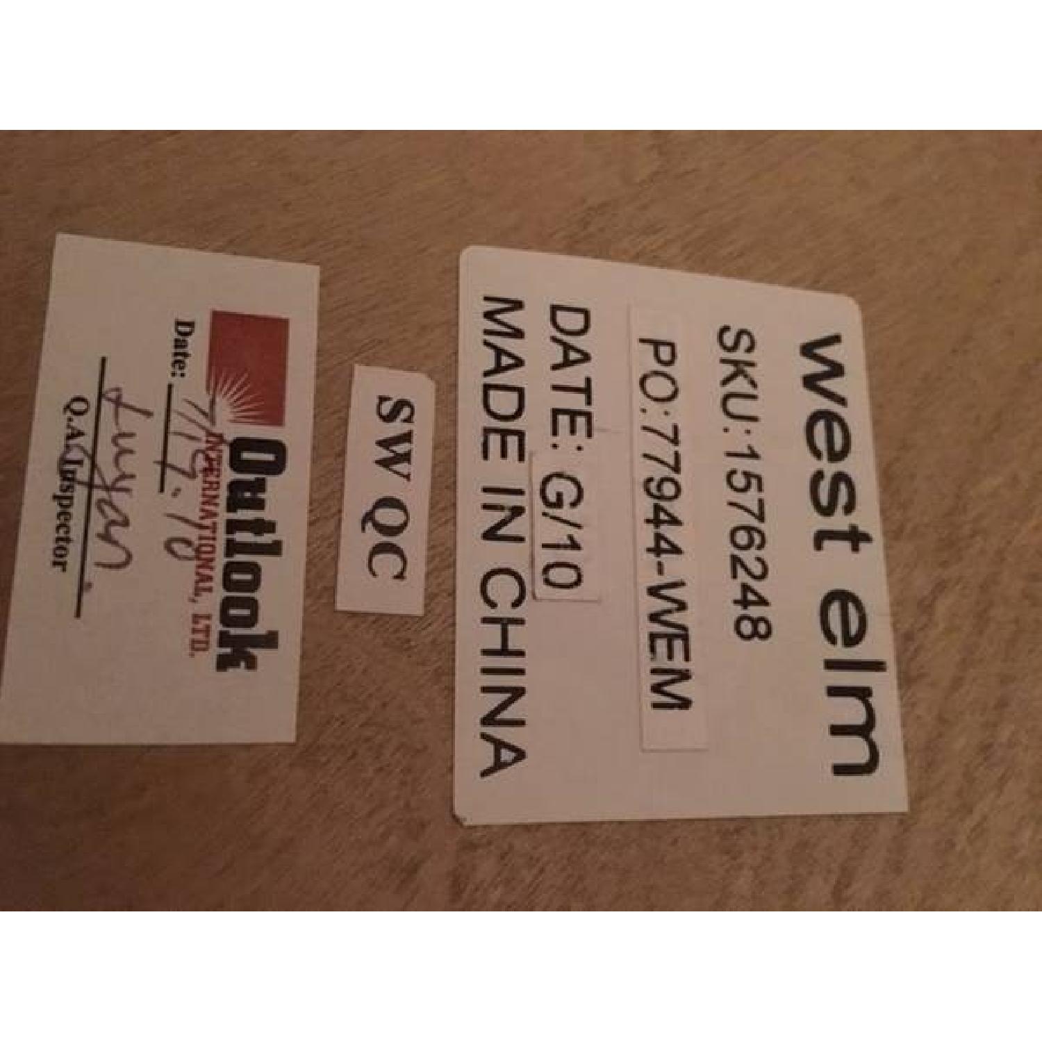 West Elm Wood Drum Coffee Table AptDeco