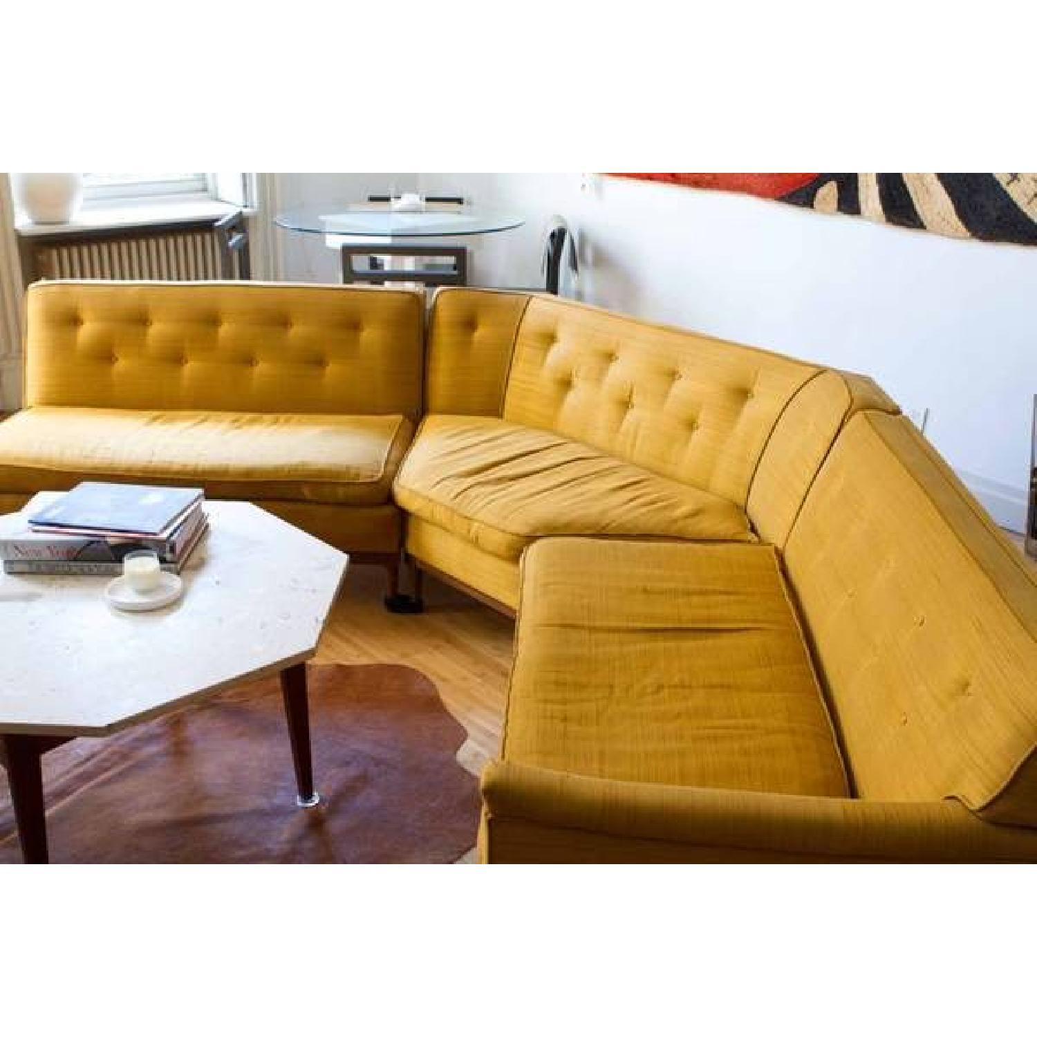Mid Century Modern Vintage Sectional Sofa - image-1