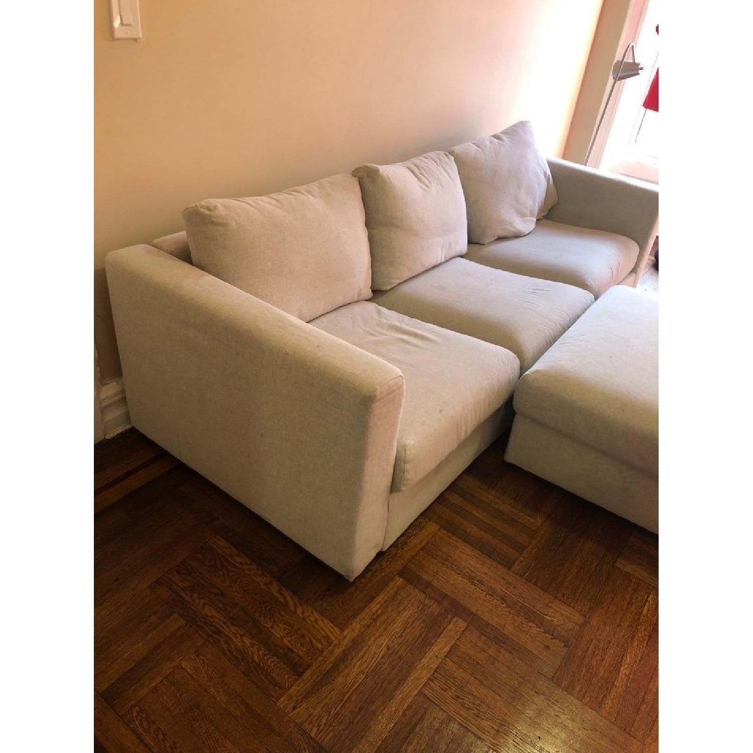 Ikea VImle Sofa & Ottoman - image-2