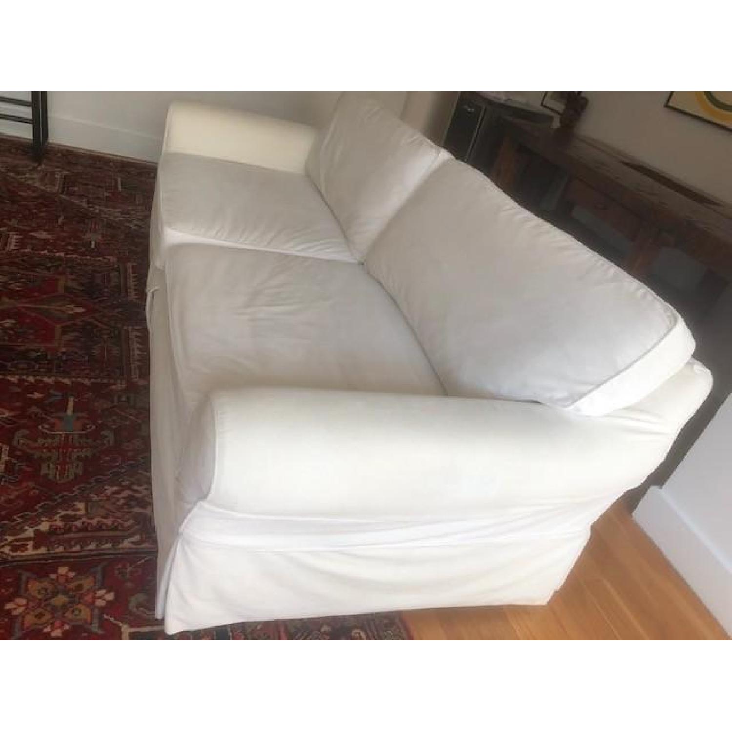 Restoration Hardware Grand-Scale Roll Arm Slipcovered Sofa - image-6