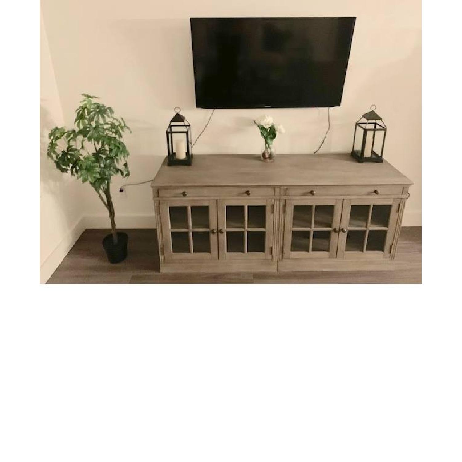 Pottery Barn Livingston Small TV Stand AptDeco