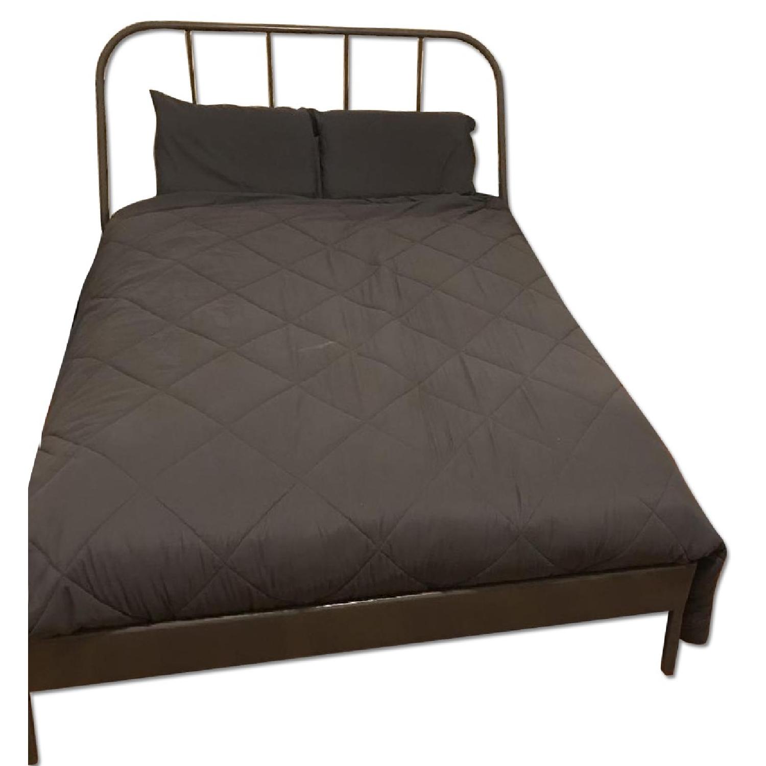 IKEA イケア KOPARDAL ダブル ベッド KOPARDAL bed frame grey - IKEA