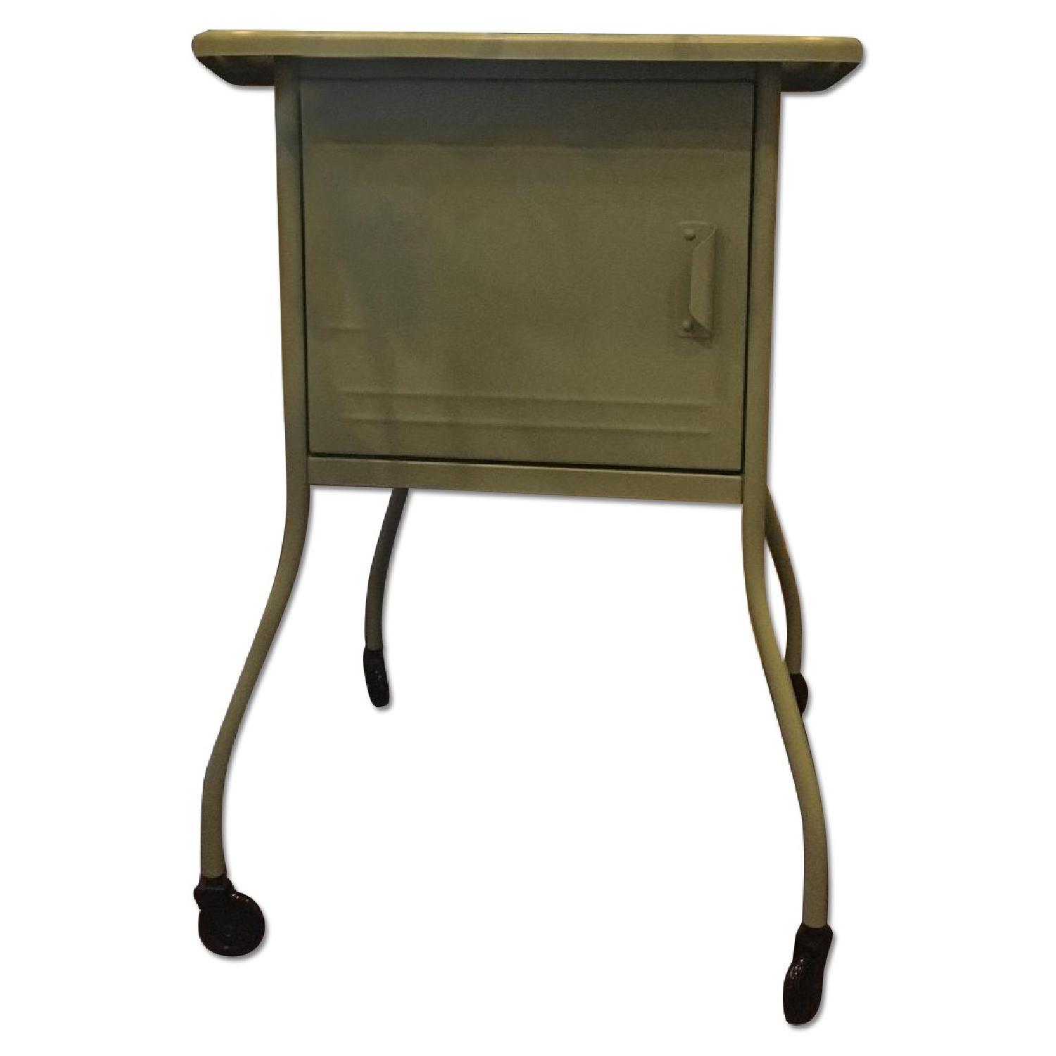 Ikea Metal Nightstand - image-0