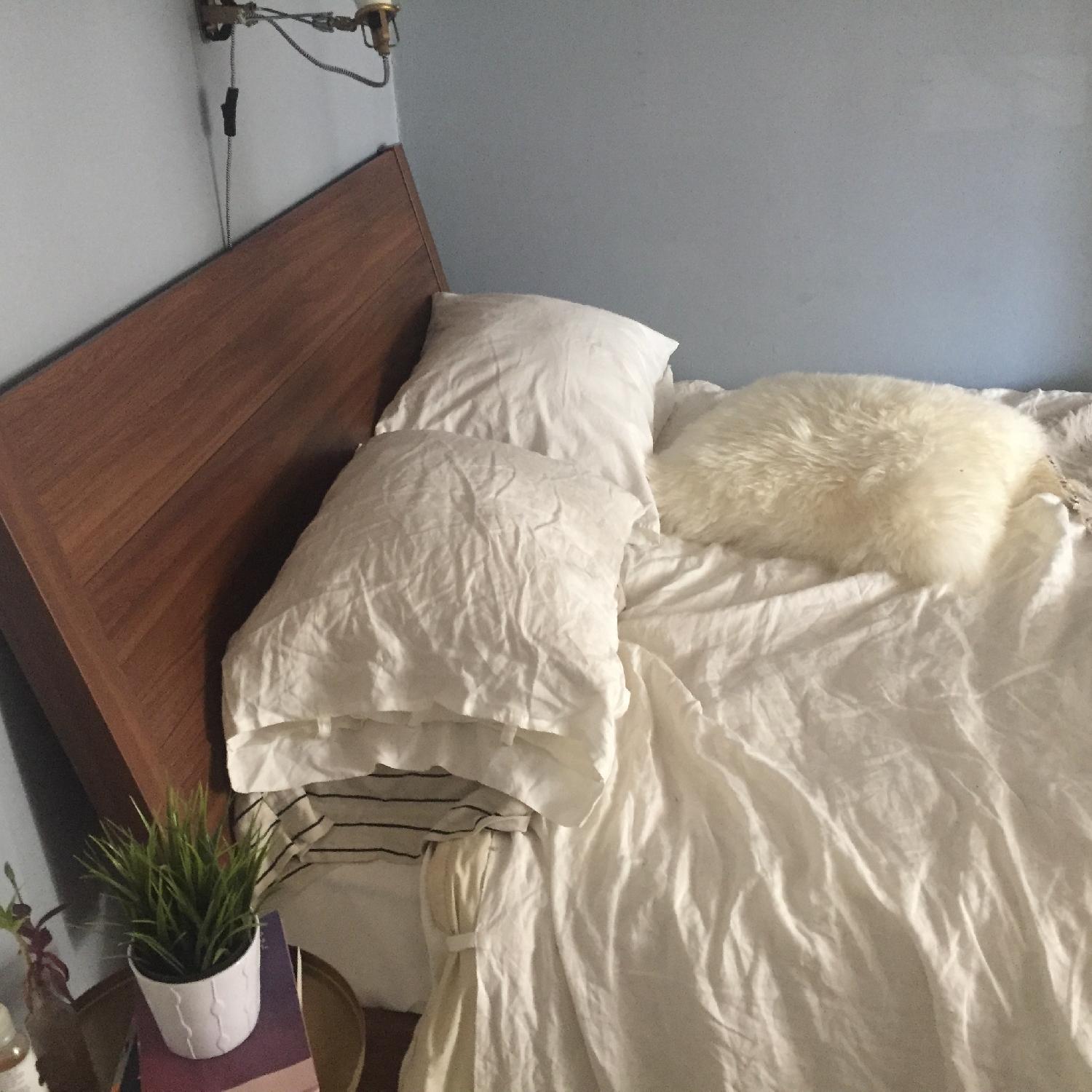 Ikea Queen Size Bed Frame w/ Slats - image-2