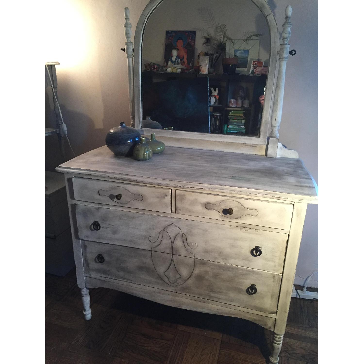 Restored Vintage Dresser w/ Mirror - image-7