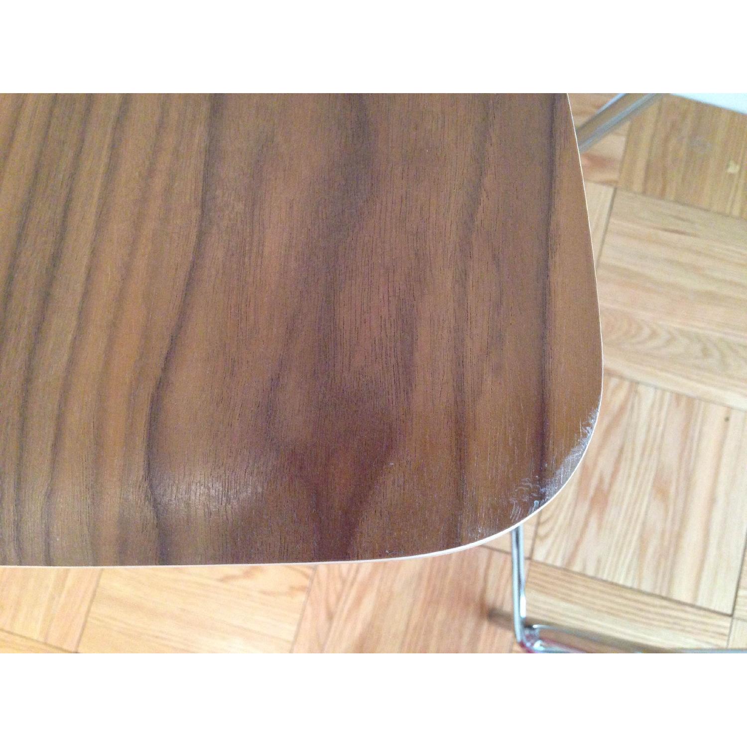 Crate & Barrel Felix Walnut Bar Stools - image-1