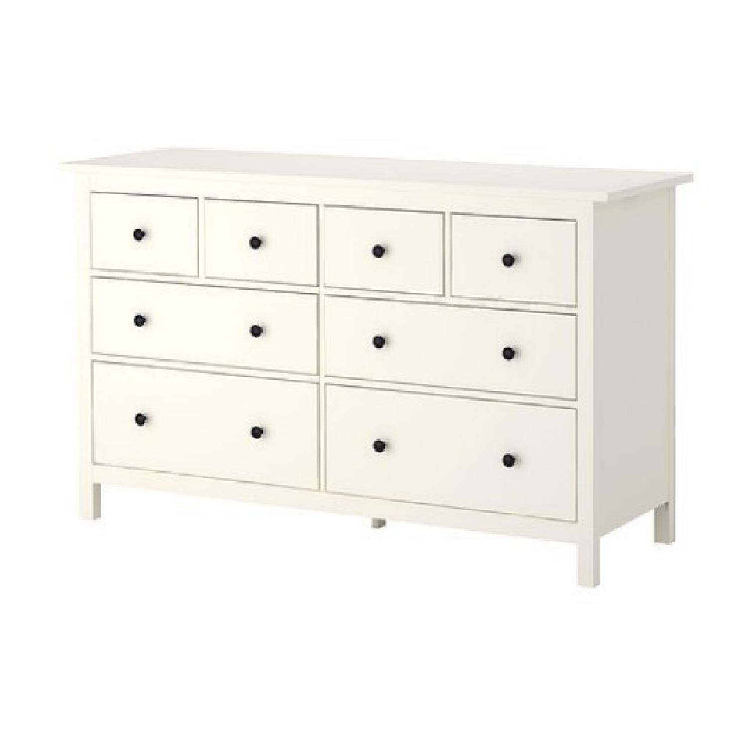Ikea White Hemnes Wide Dresser - image-1