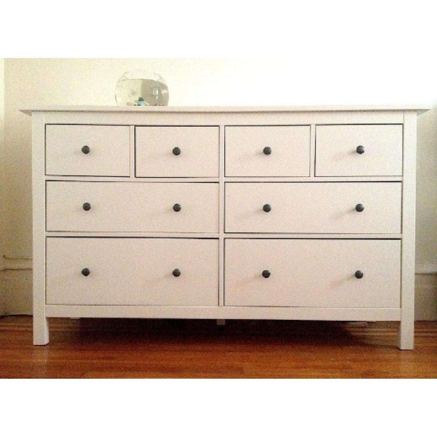 Ikea White Hemnes Wide Dresser - image-2