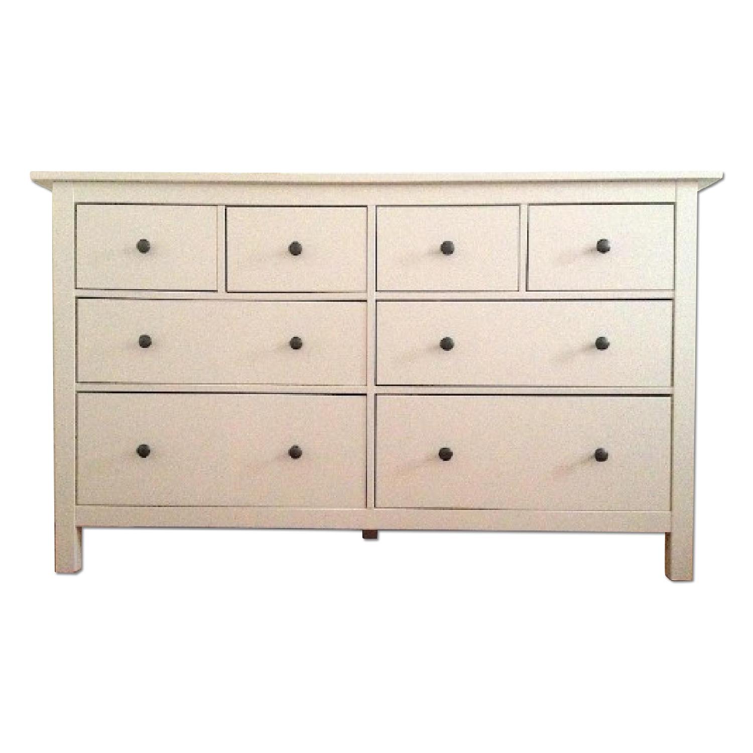 Ikea White Hemnes Wide Dresser - image-0
