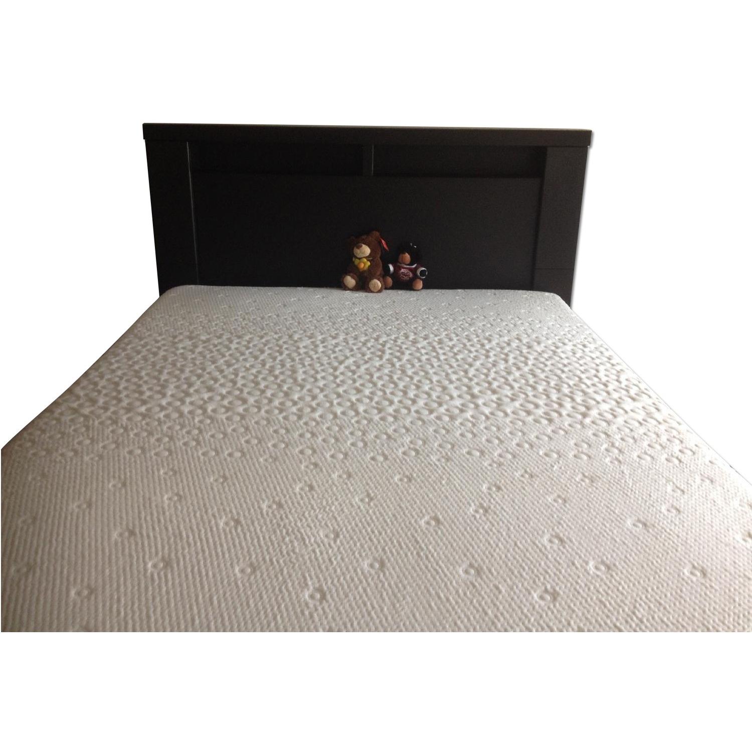 Tocara Dark Tone Platform Storage Bed Frame + 2 Nightstands + Chest of Drawers - image-0