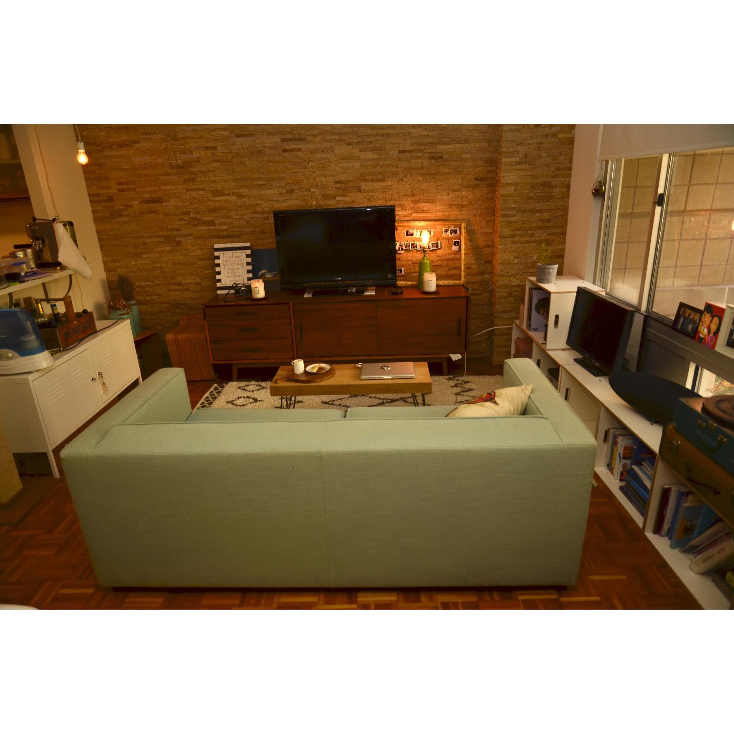 CB2 Club Sofa in Green - image-1