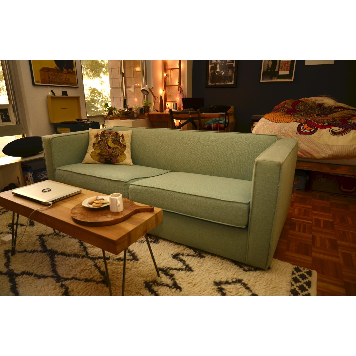 CB2 Club Sofa in Green - image-3