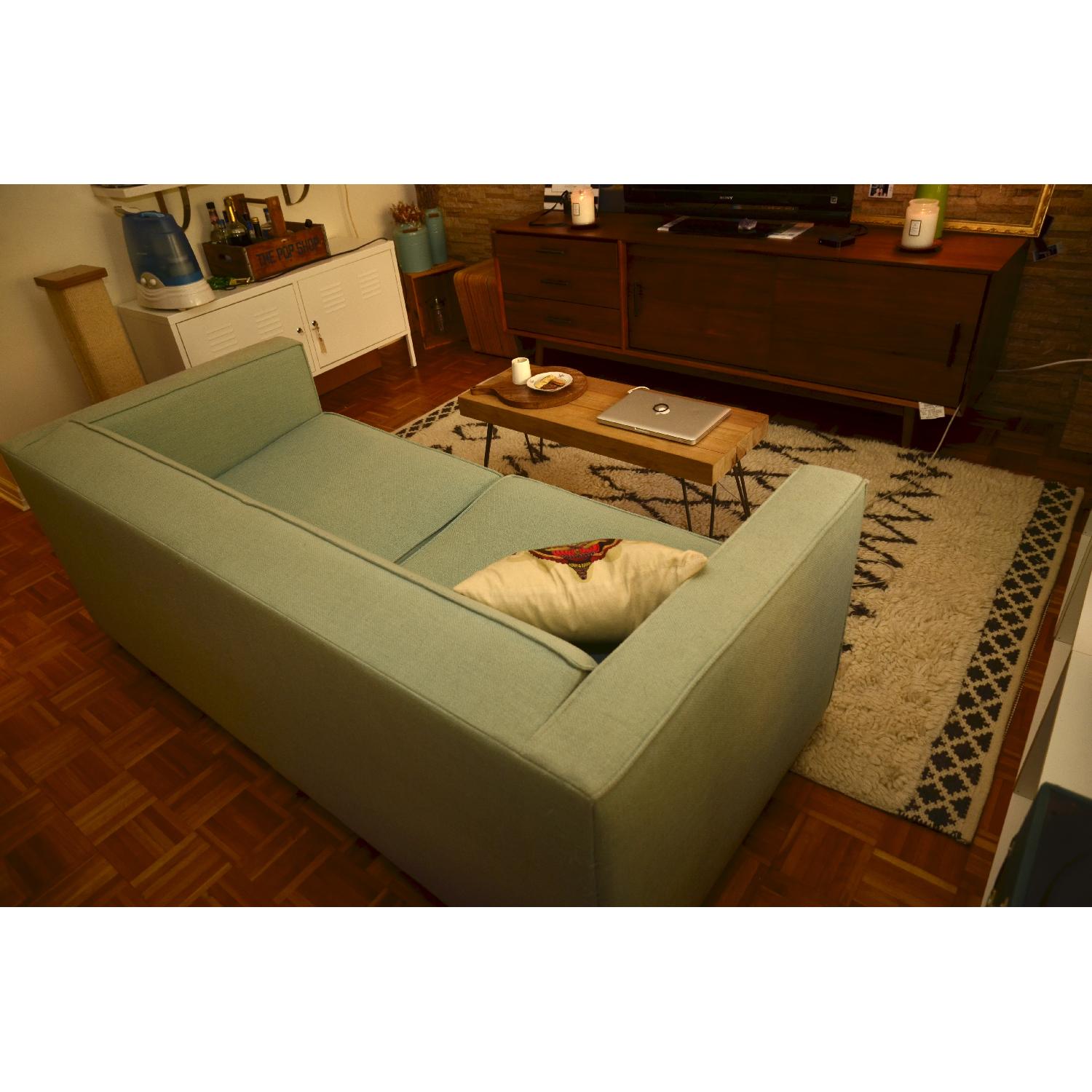 CB2 Club Sofa in Green - image-4