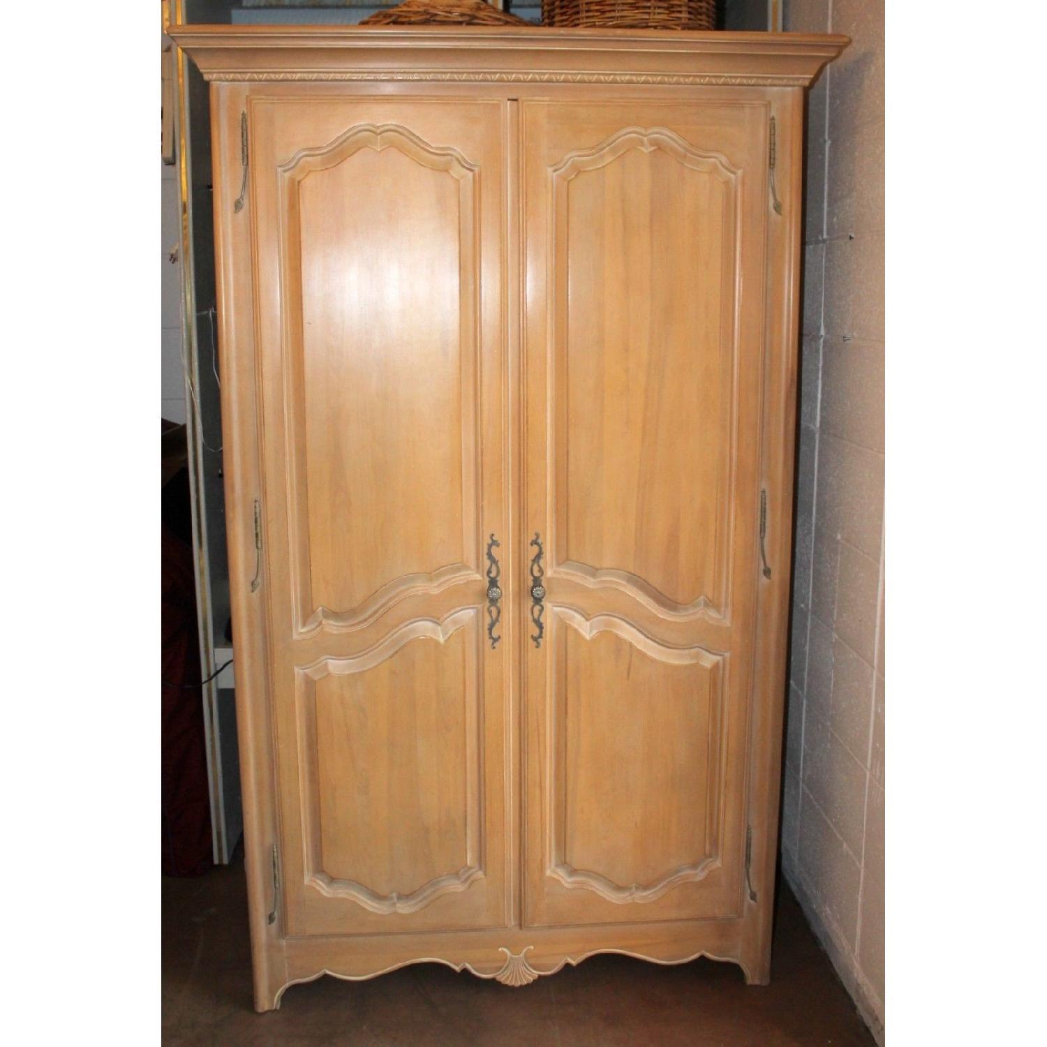 Ethan Allen Country French Style Wardrobe/Armoire - image-1