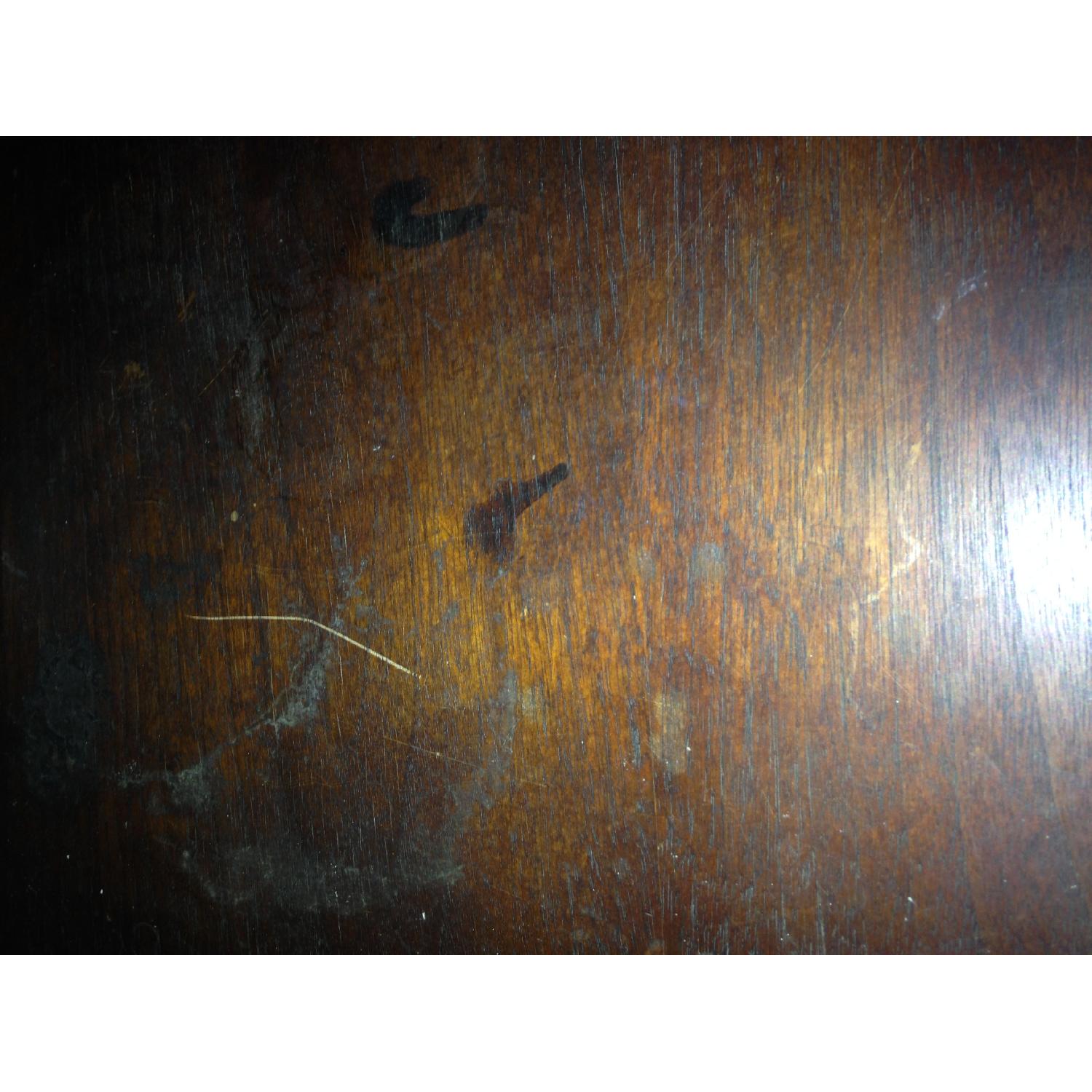 1950's LP Storage Cabinet in Mahogany/Cherry Wood - image-6