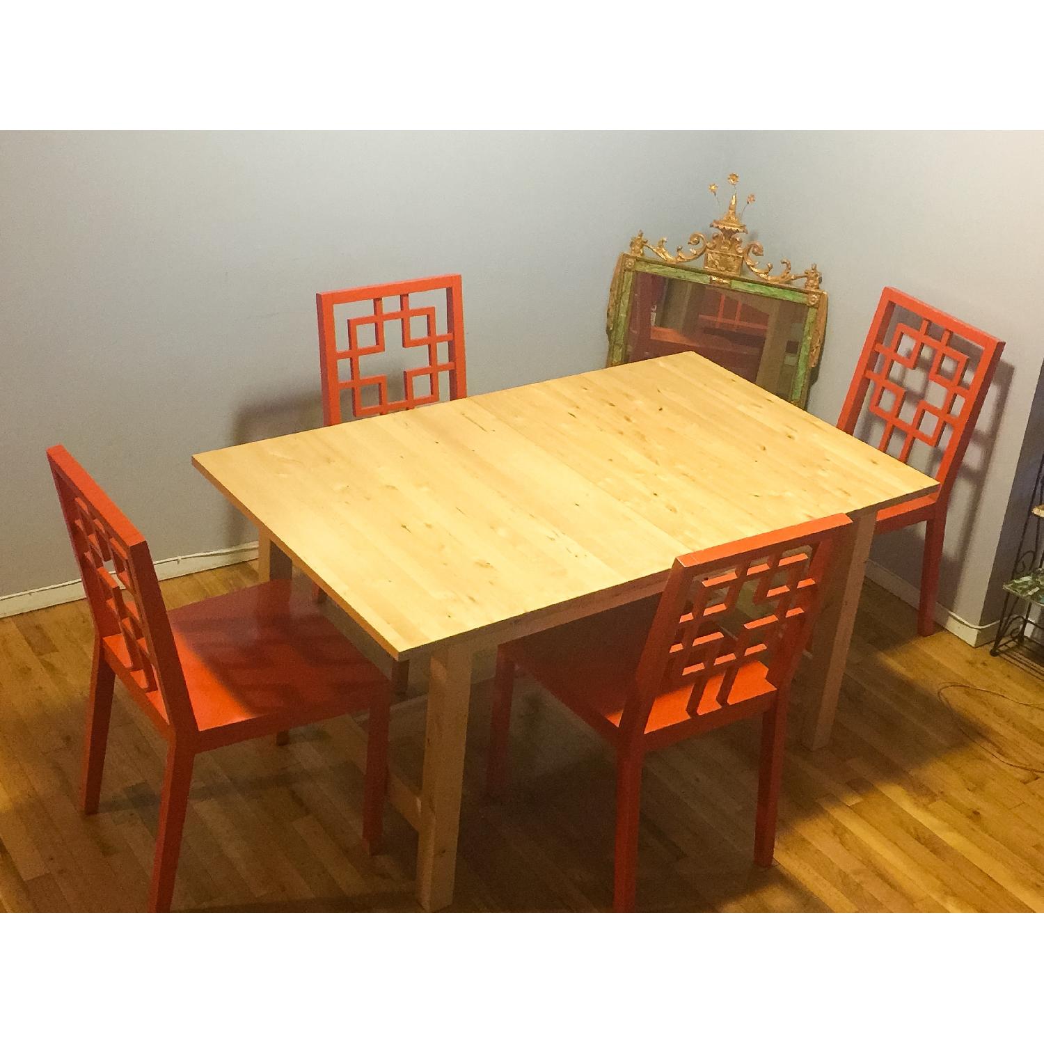 Ikea Norden Dining Table w/ 4 Chairs AptDeco