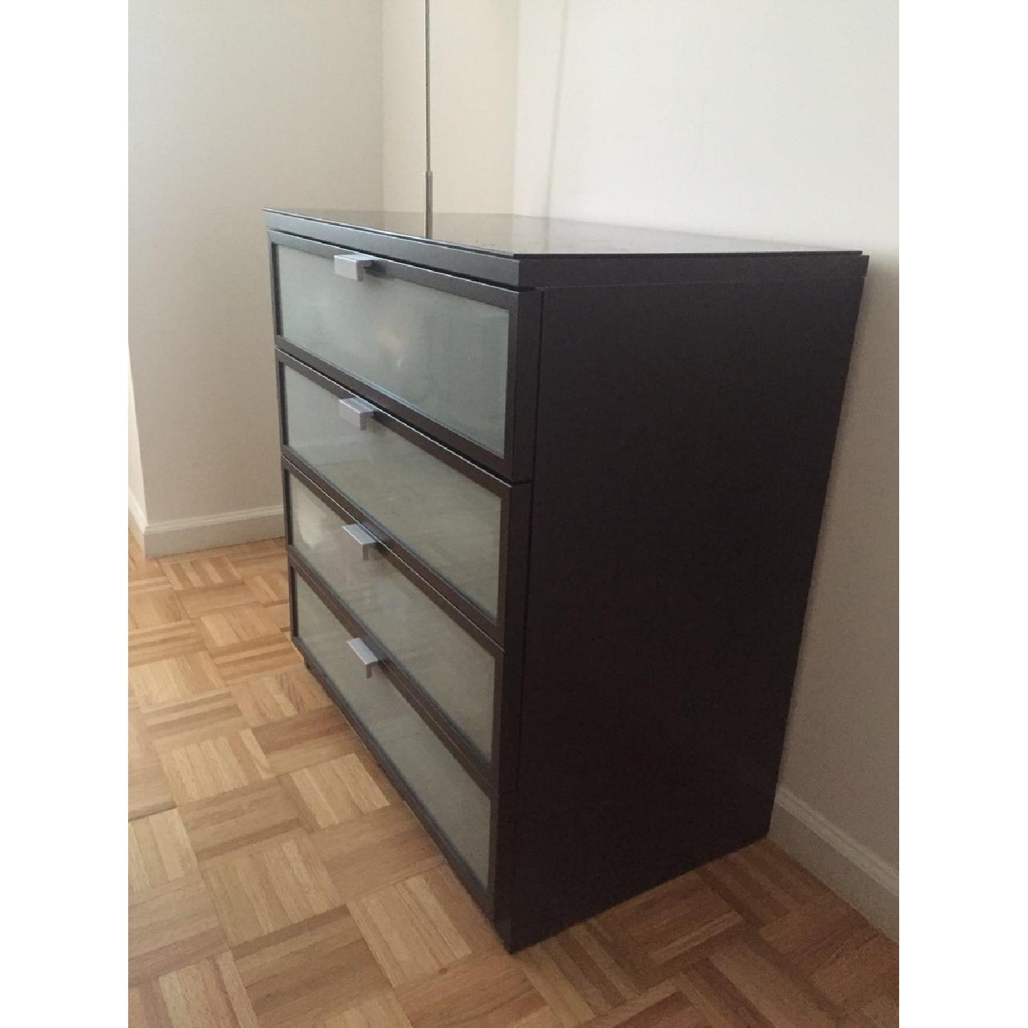 Ikea Media Storage w/ 8 Cubbies & 4 Drawer Dresser AptDeco